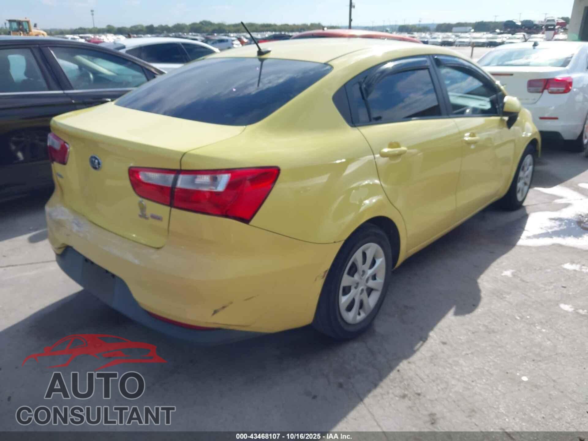 KIA RIO 2016 - KNADM4A33G6561626
