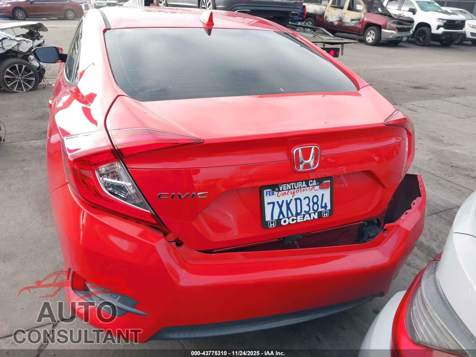 HONDA CIVIC 2017 - 2HGFC2F75HH511018