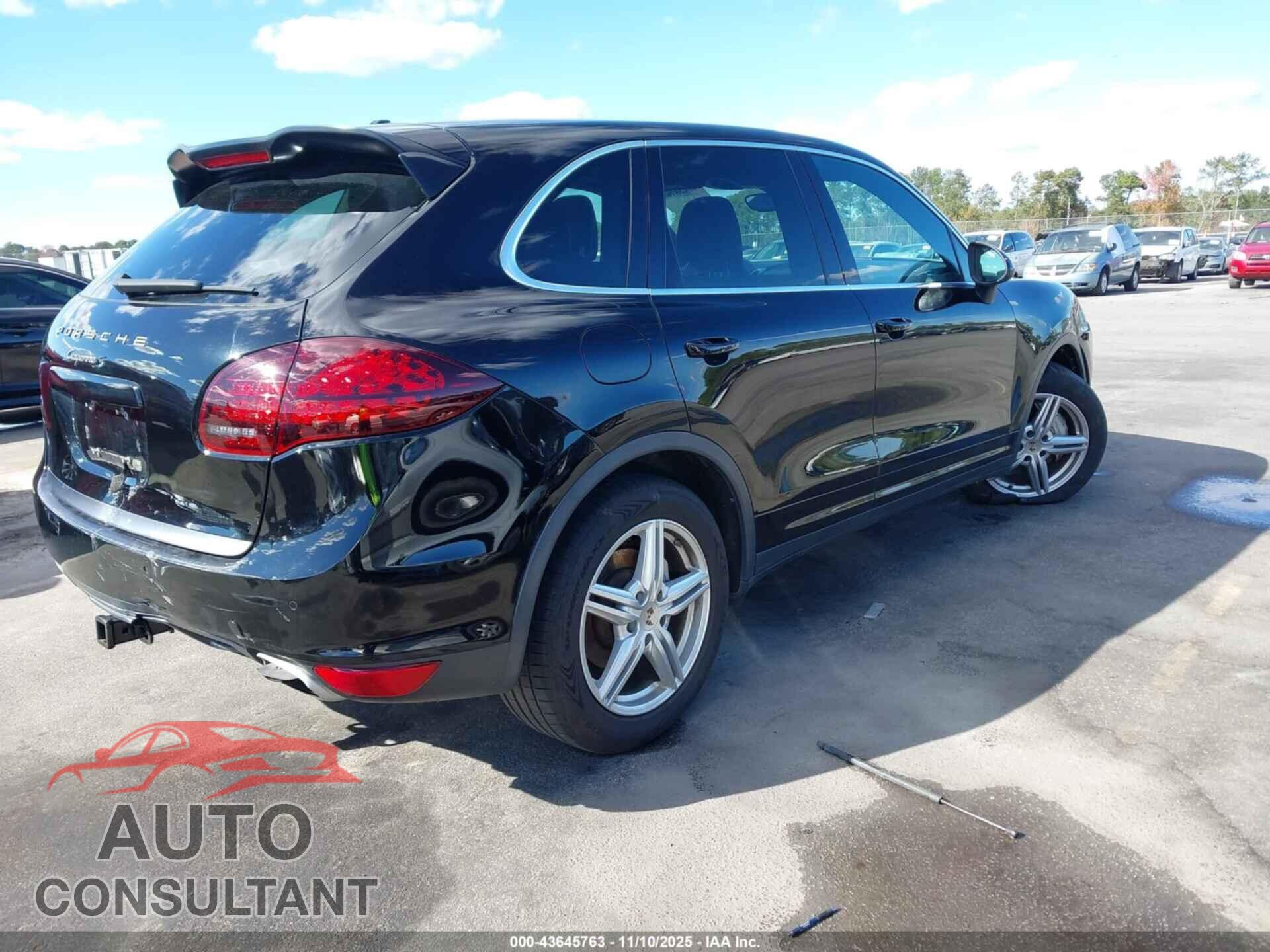 PORSCHE CAYENNE 2012 - WP1AB2A21CLA44729