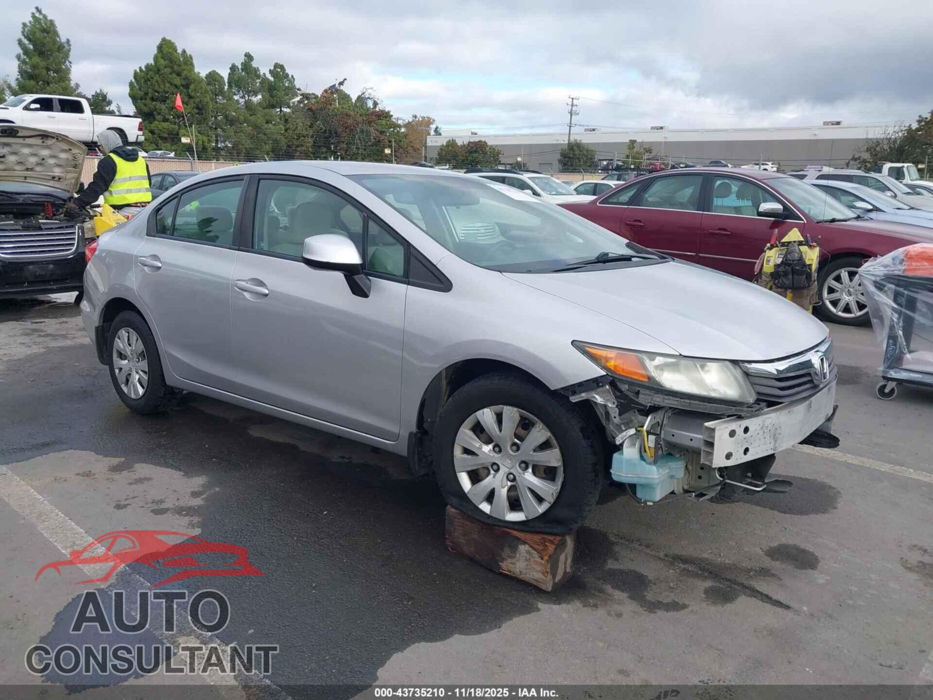 HONDA CIVIC 2012 - 19XFB2F52CE385706