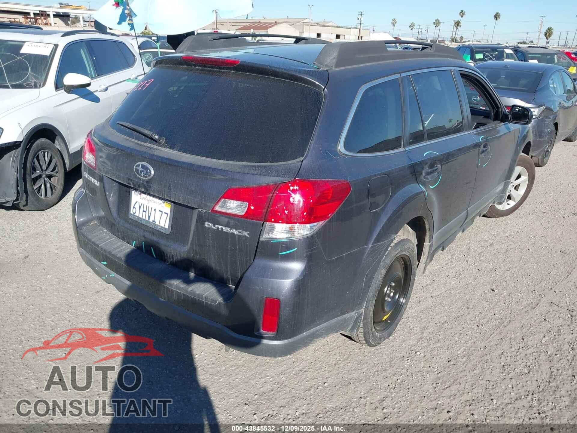 SUBARU OUTBACK 2013 - 4S4BRBCC7D3222762