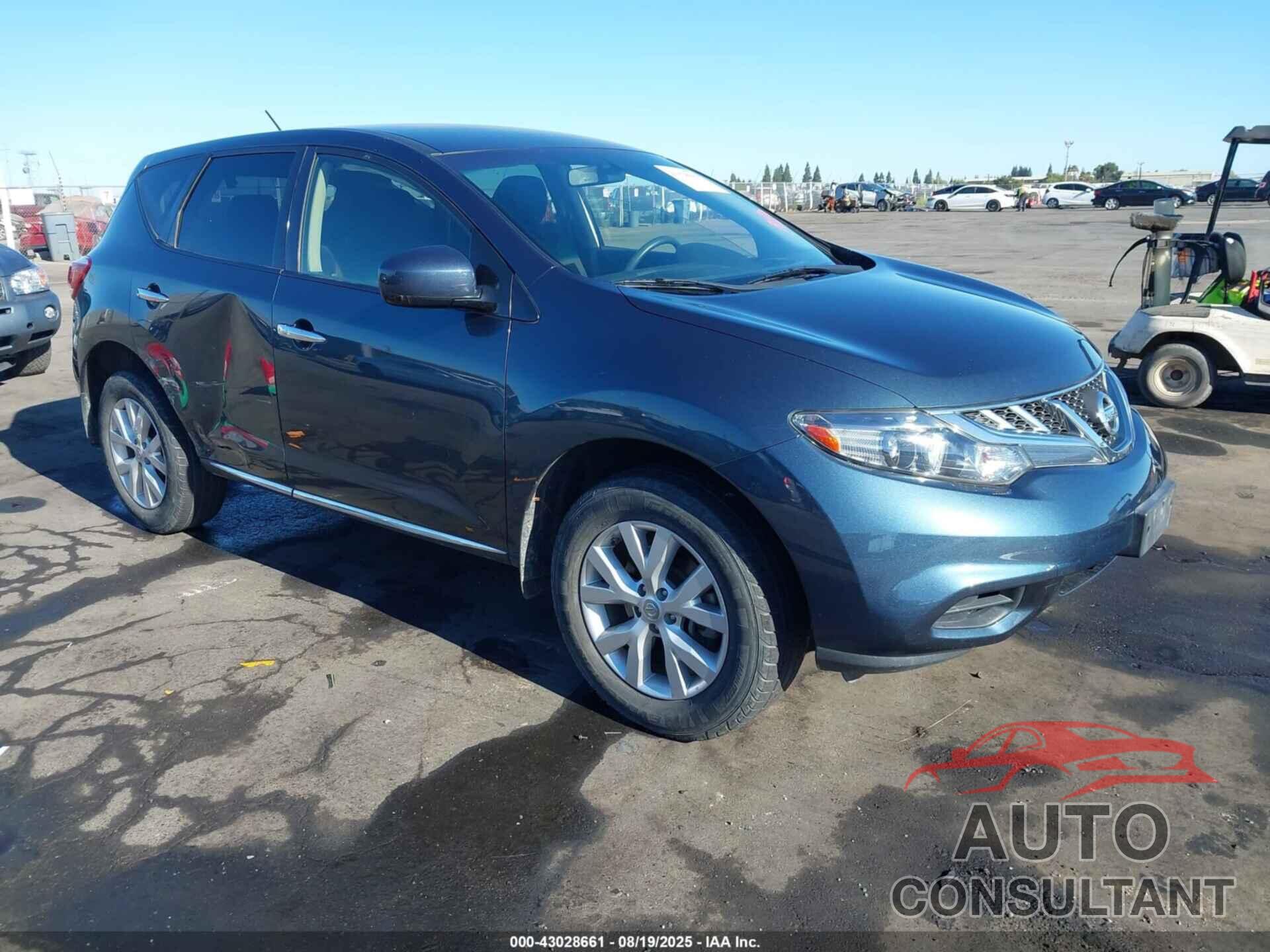 NISSAN MURANO 2013 - JN8AZ1MW6DW300146