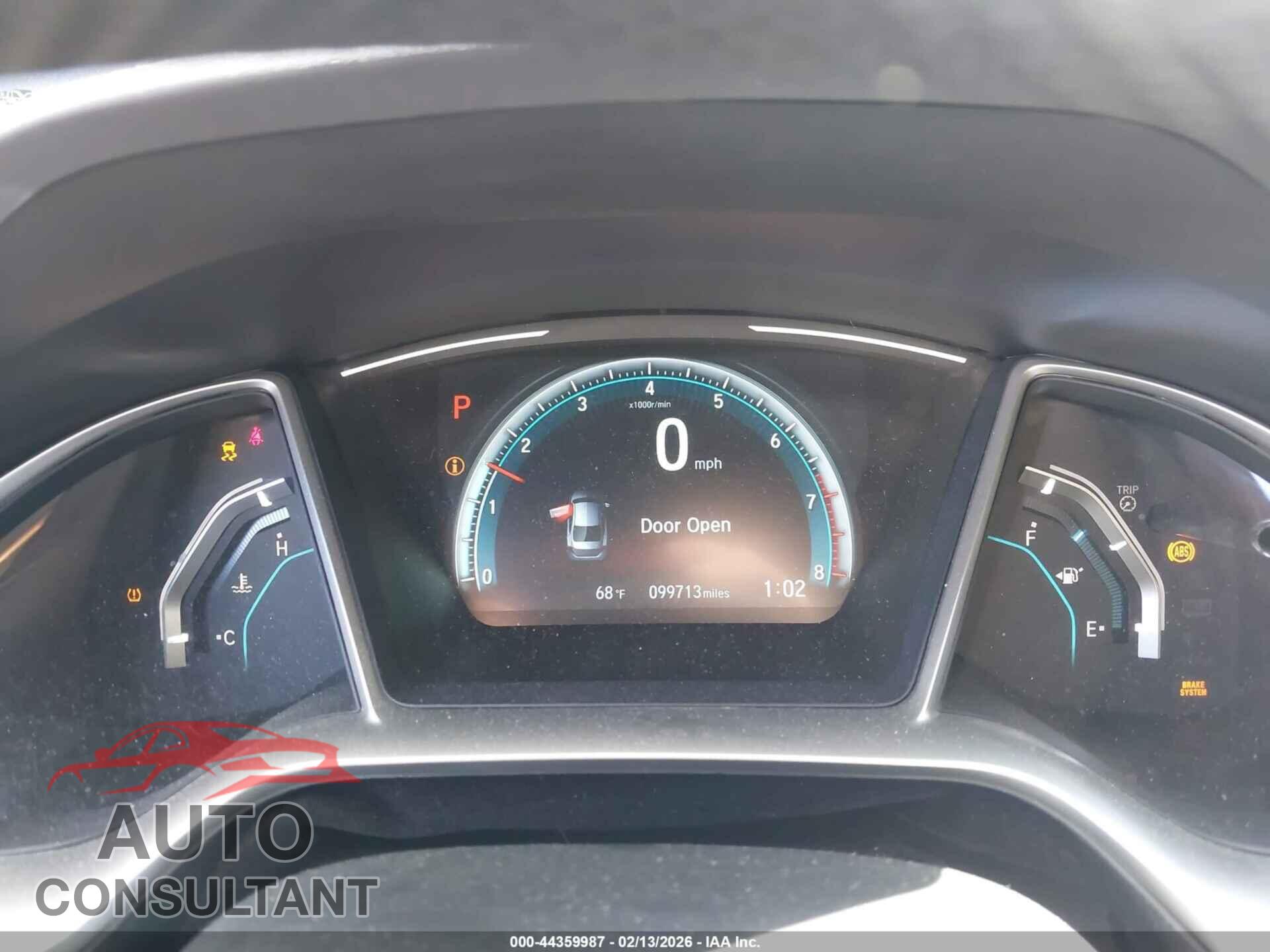 HONDA CIVIC 2017 - 19XFC2F71HE213947