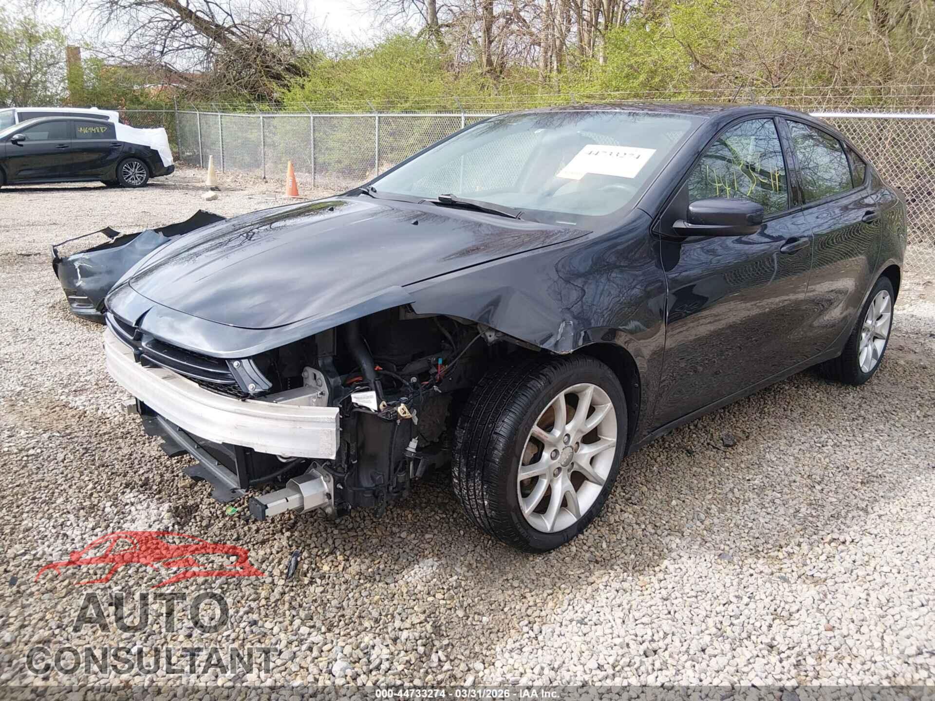 DODGE DART 2013 - 1C3CDFBA4DD195341
