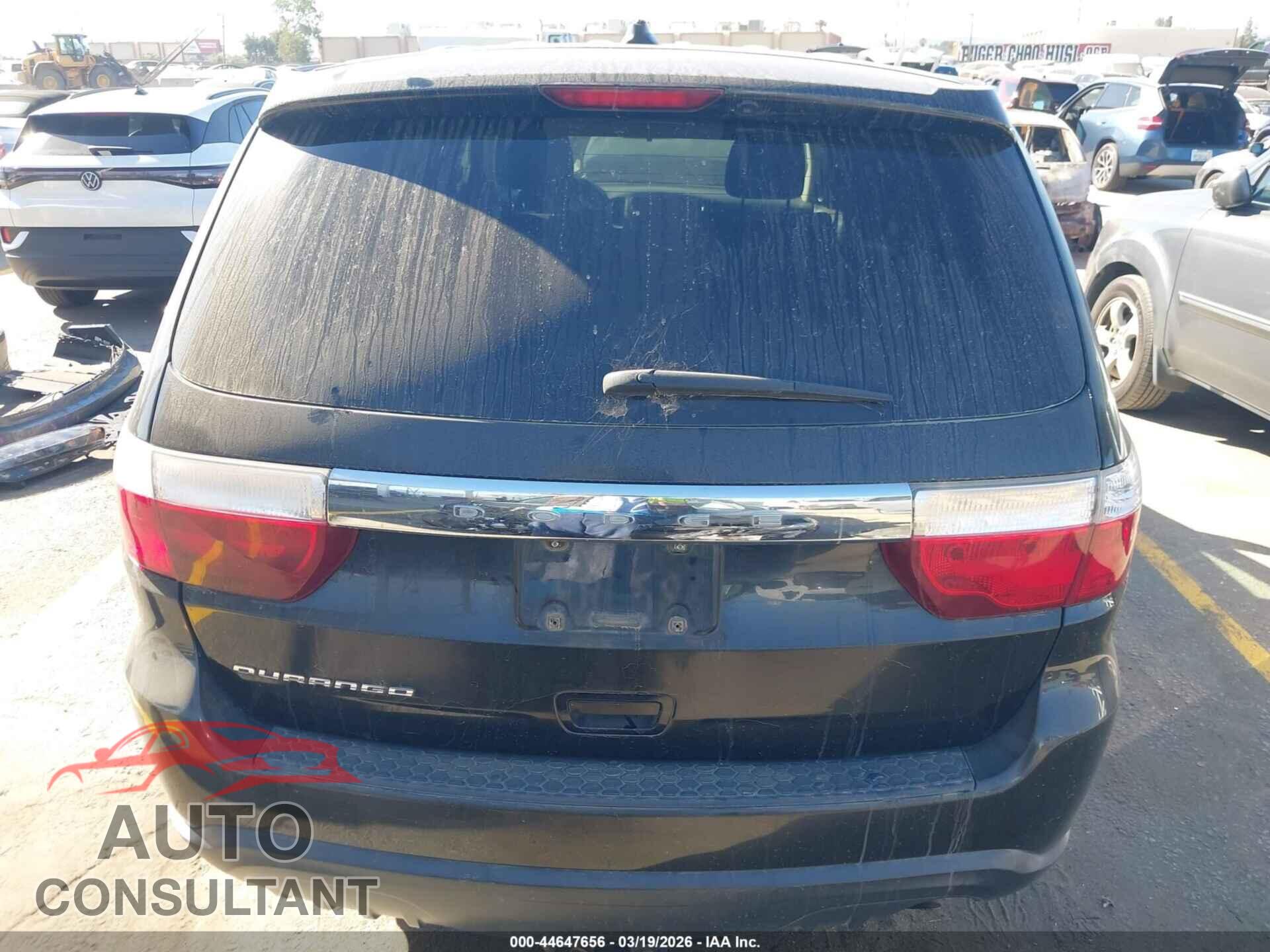 DODGE DURANGO 2012 - 1C4RDHAG2CC153570