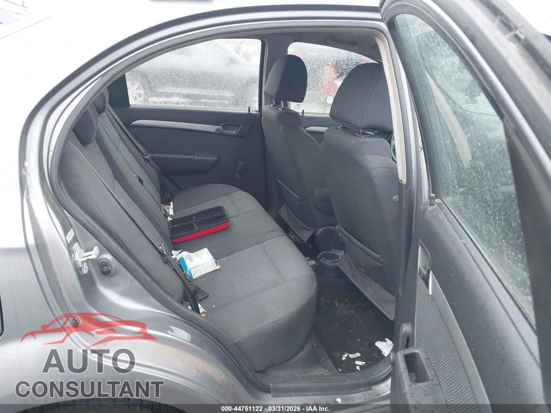 CHEVROLET AVEO 2011 - KL1TD5DE7BB124155