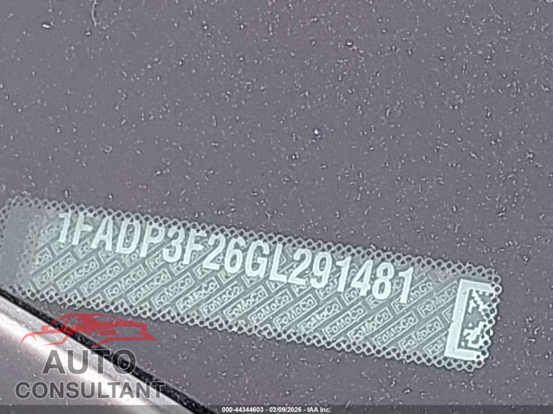 FORD FOCUS 2016 - 1FADP3F26GL291481