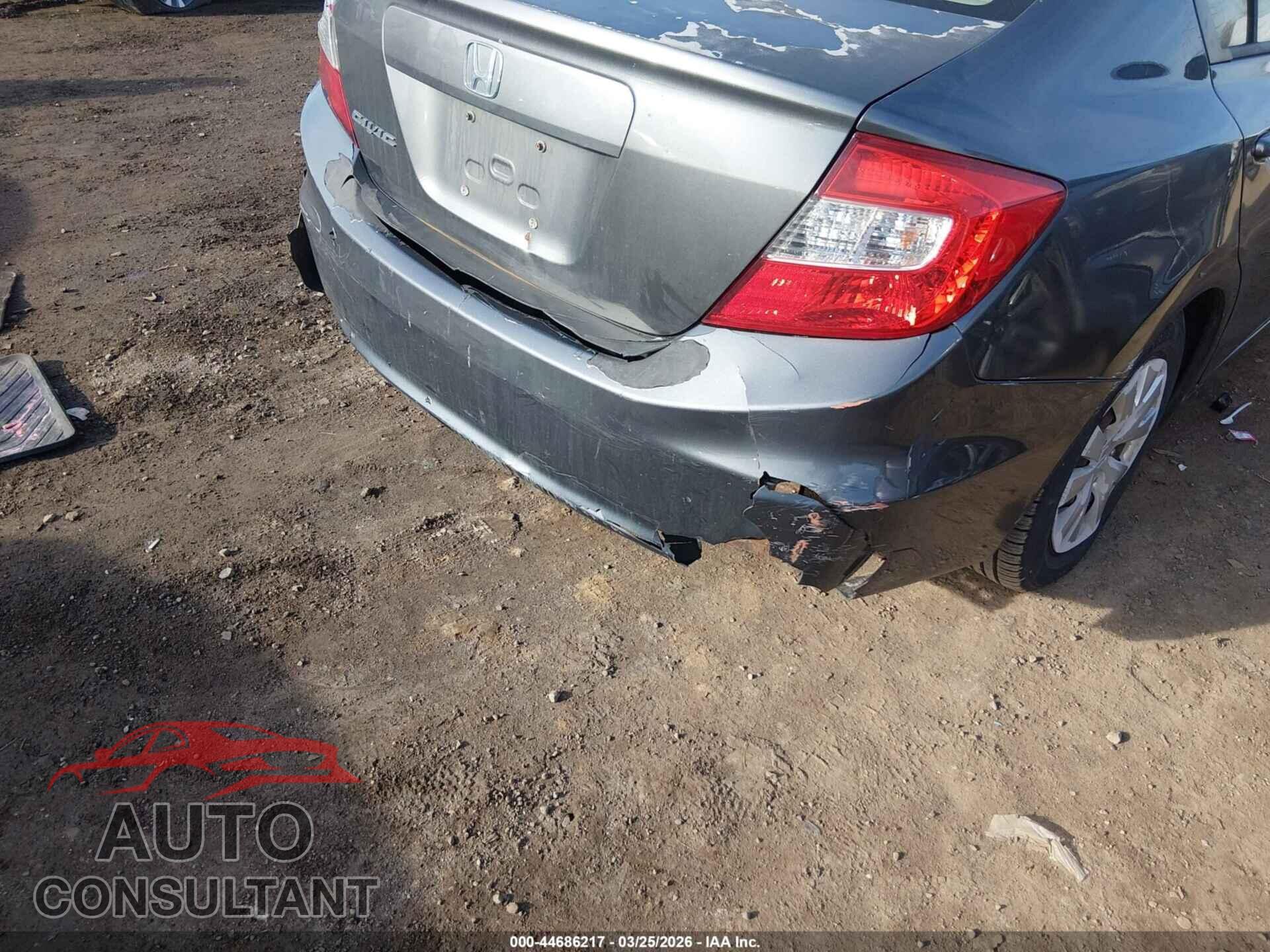 HONDA CIVIC 2012 - 19XFB2F55CE016175