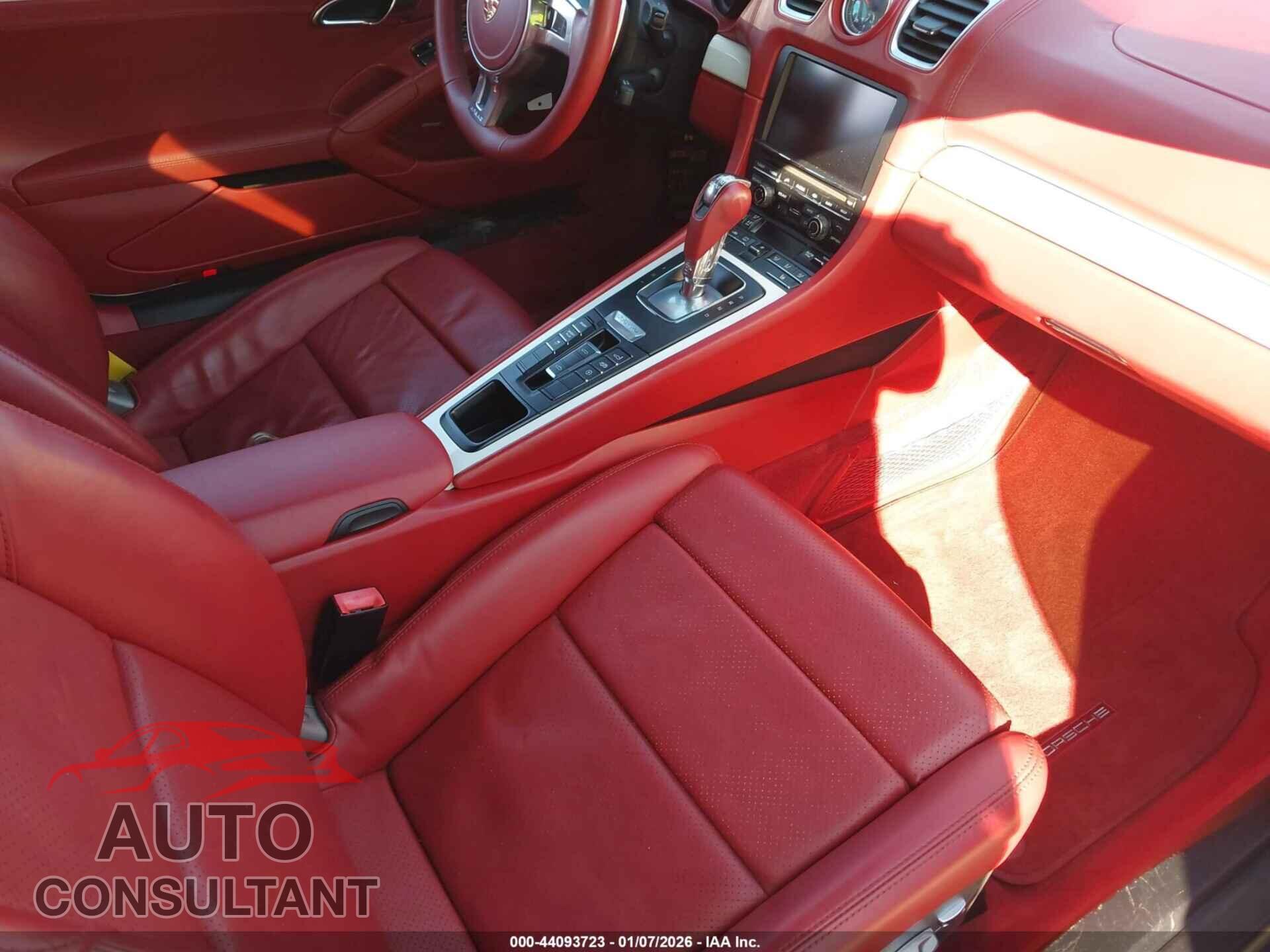 PORSCHE BOXSTER 2014 - WP0CB2A84ES140460