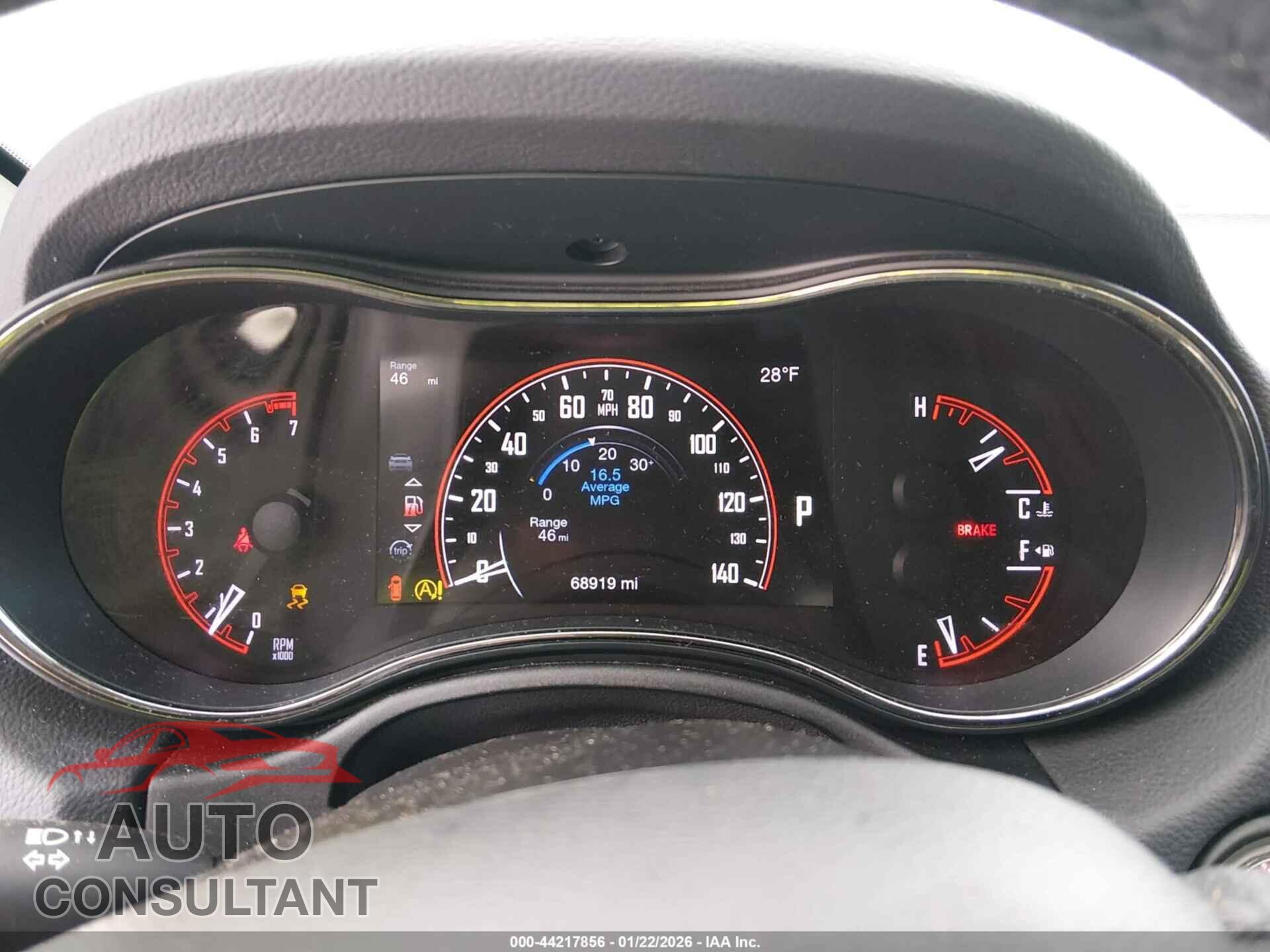 DODGE DURANGO 2019 - 1C4RDJDG2KC723617