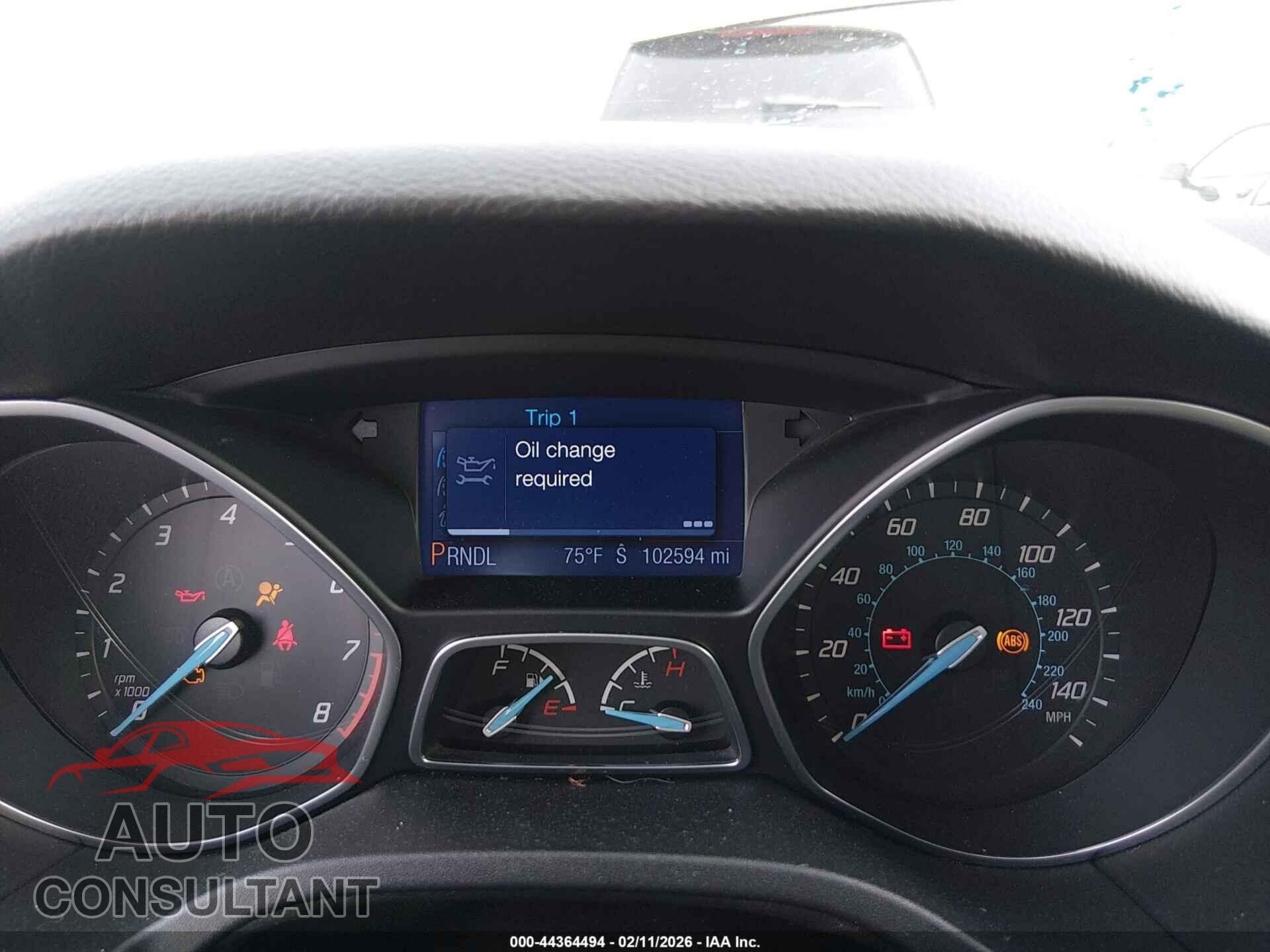FORD FOCUS 2014 - 1FADP3F25EL110934