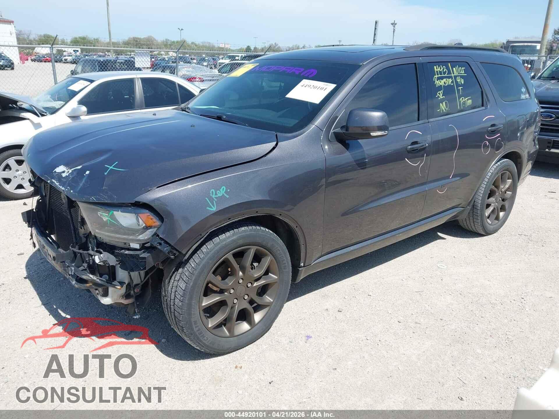 DODGE DURANGO 2017 - 1C4SDJCT4HC703930