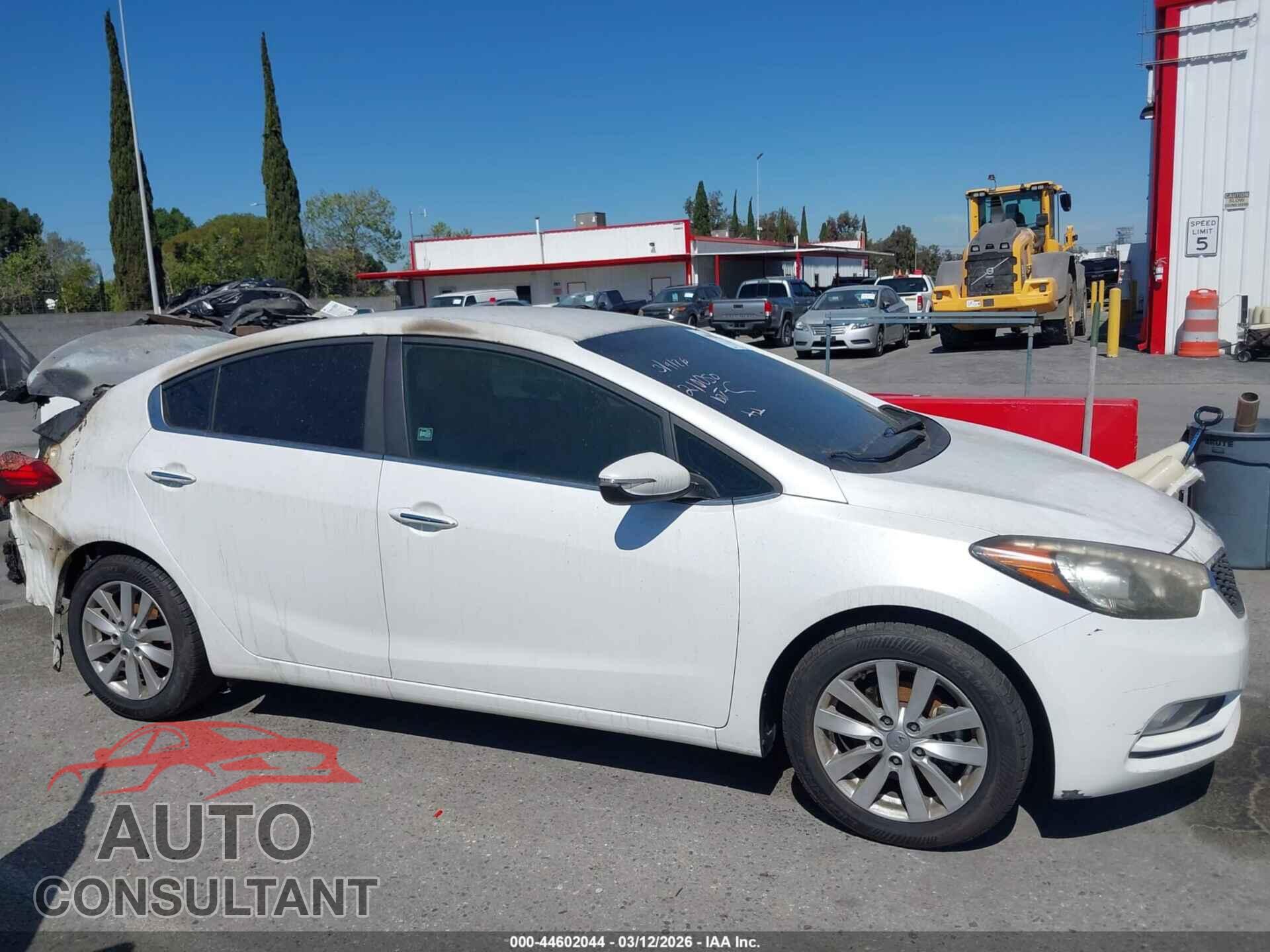 KIA FORTE 2014 - KNAFX4A82E5114851