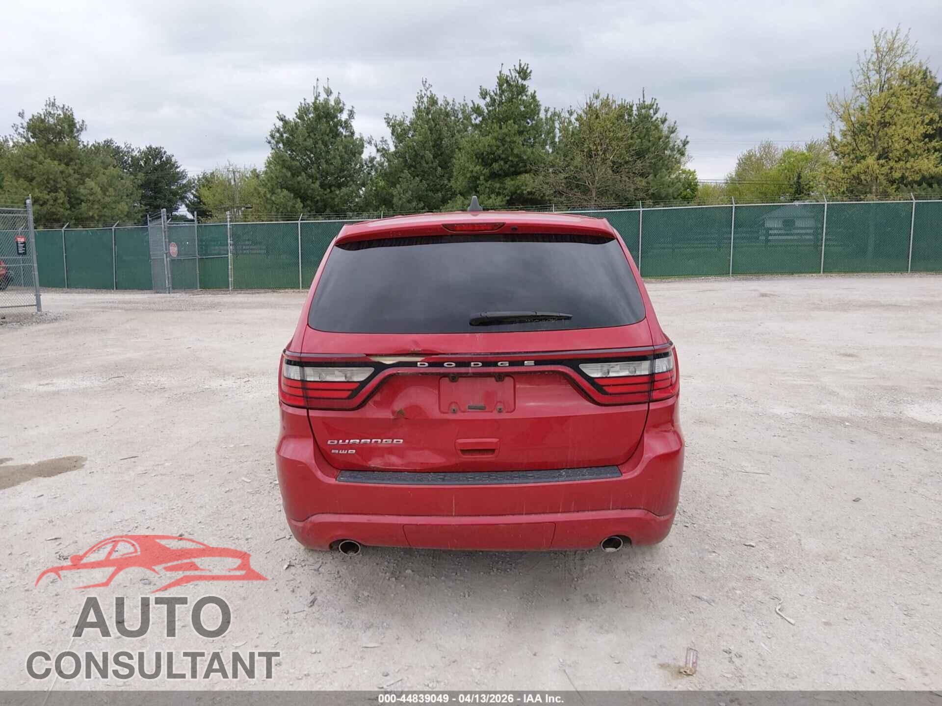DODGE DURANGO 2014 - 1C4RDJAG9EC483863