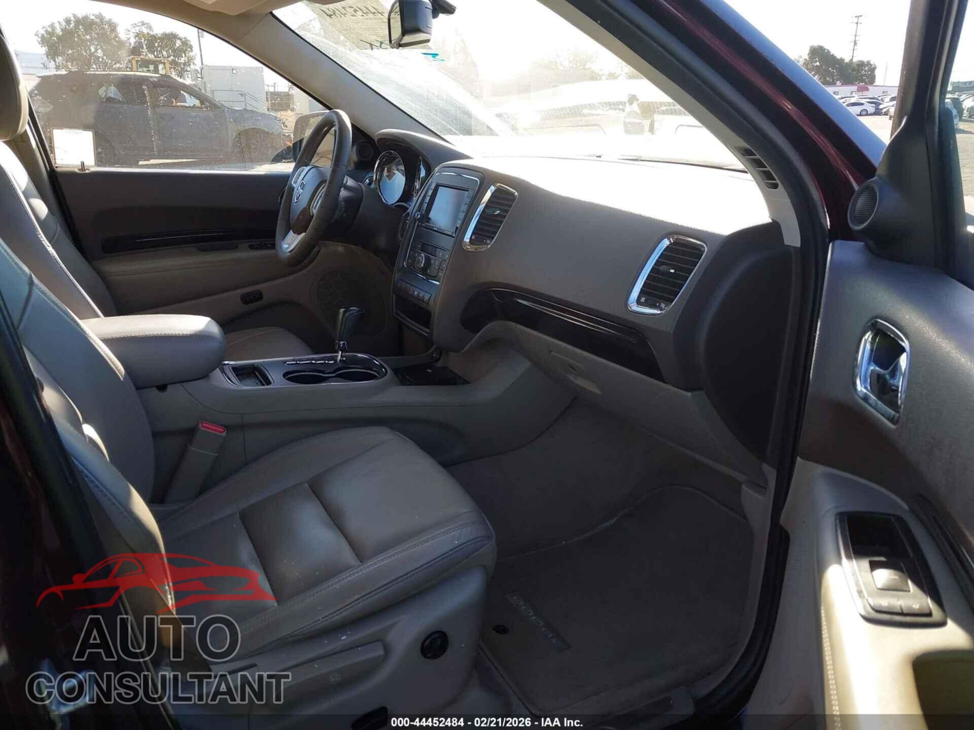 DODGE DURANGO 2012 - 1C4RDHDG6CC308374