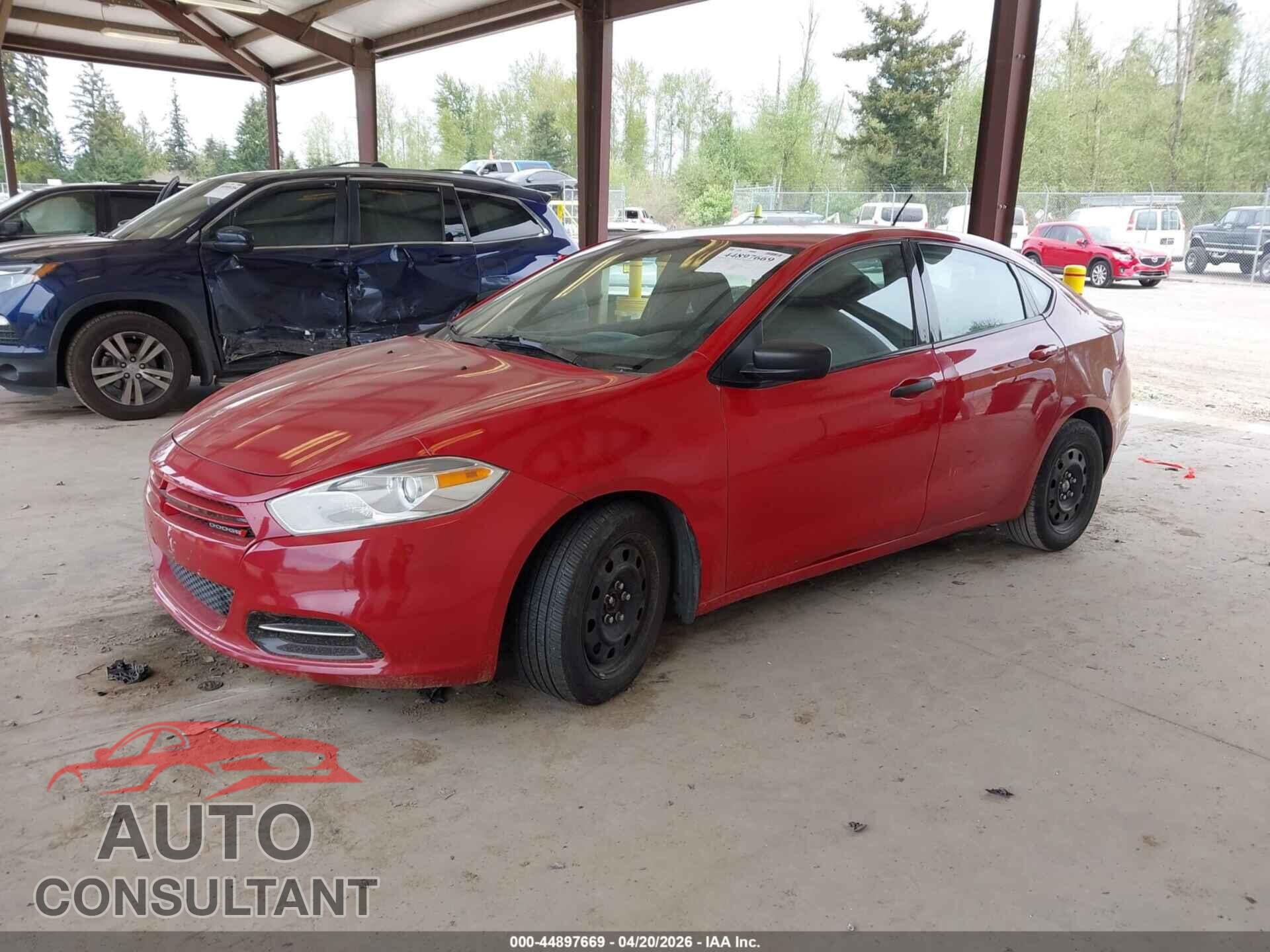 DODGE DART 2014 - 1C3CDFAA0ED704487