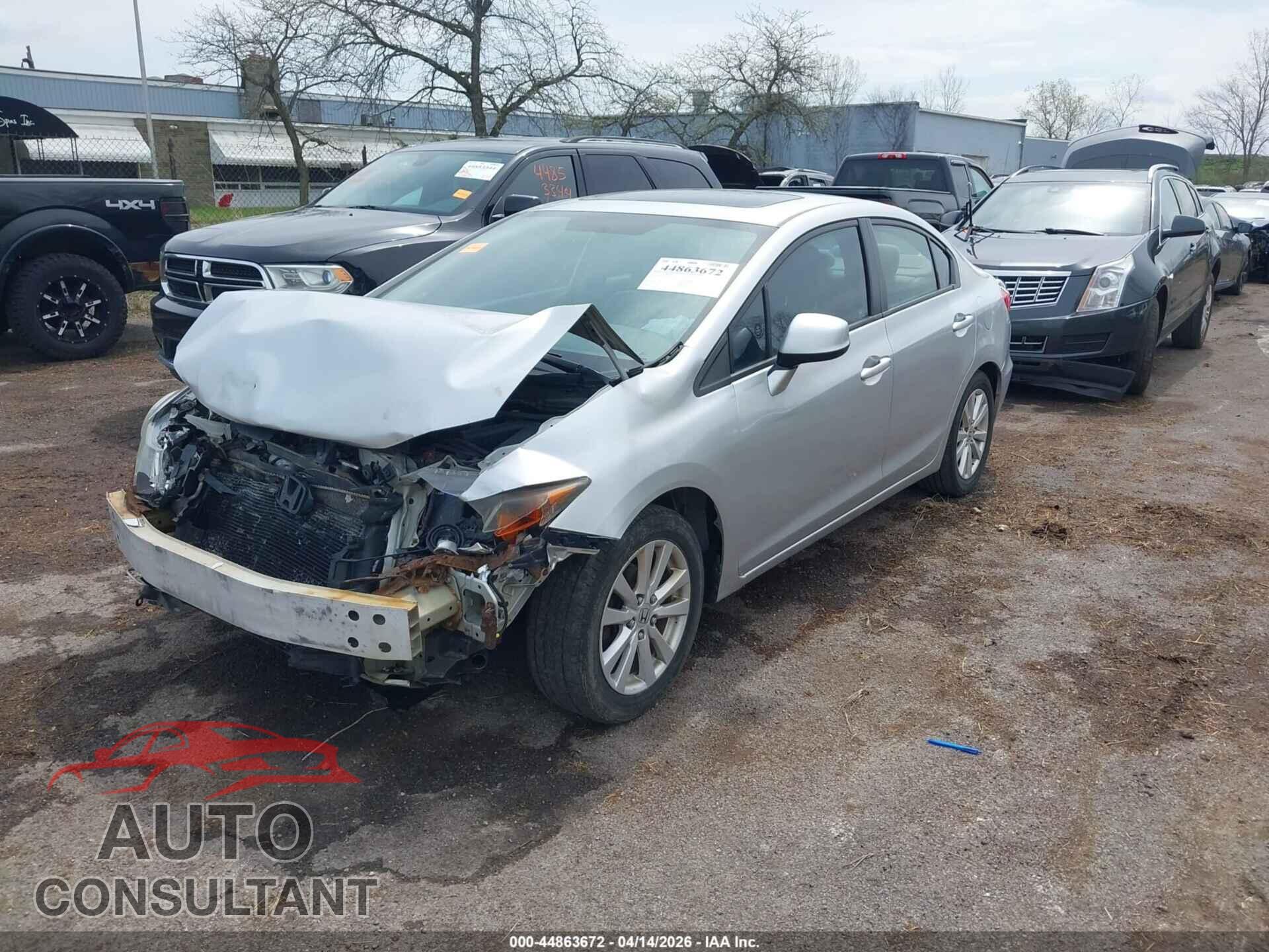 HONDA CIVIC 2012 - 2HGFB2F85CH319876