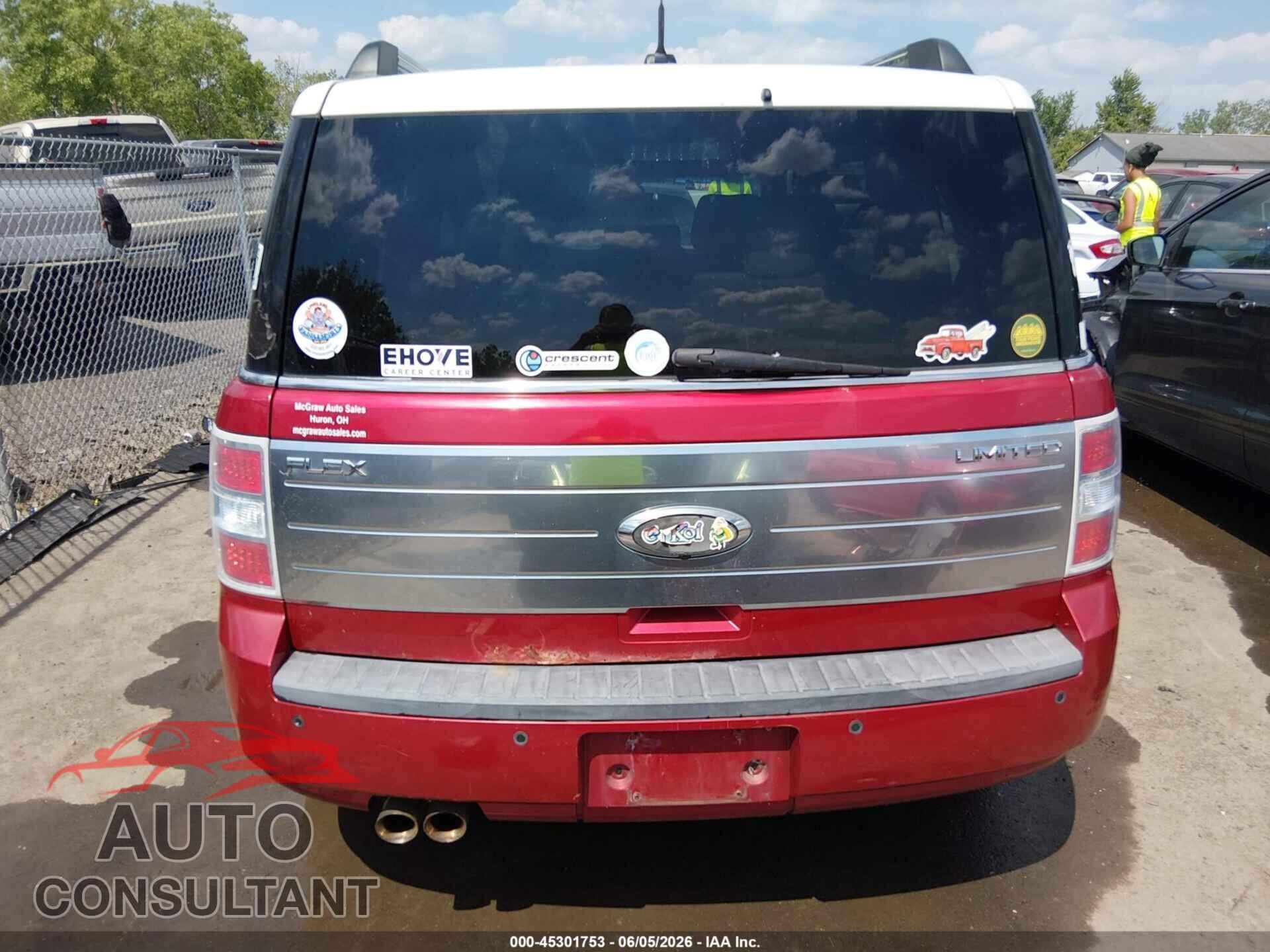 FORD FLEX 2012 - 2FMGK5DC0CBD10562