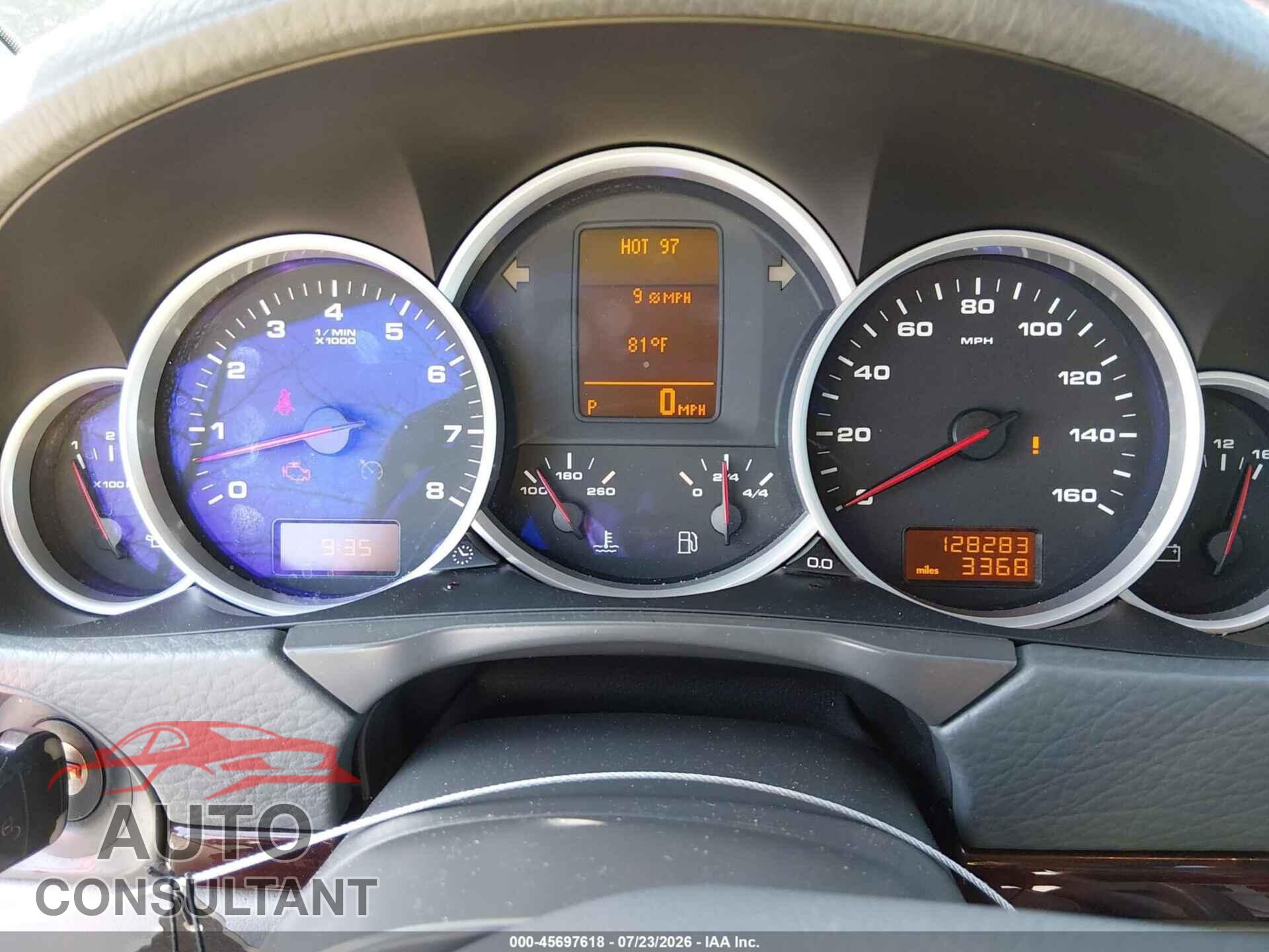 PORSCHE CAYENNE 2010 - WP1AB2AP5ALA50865
