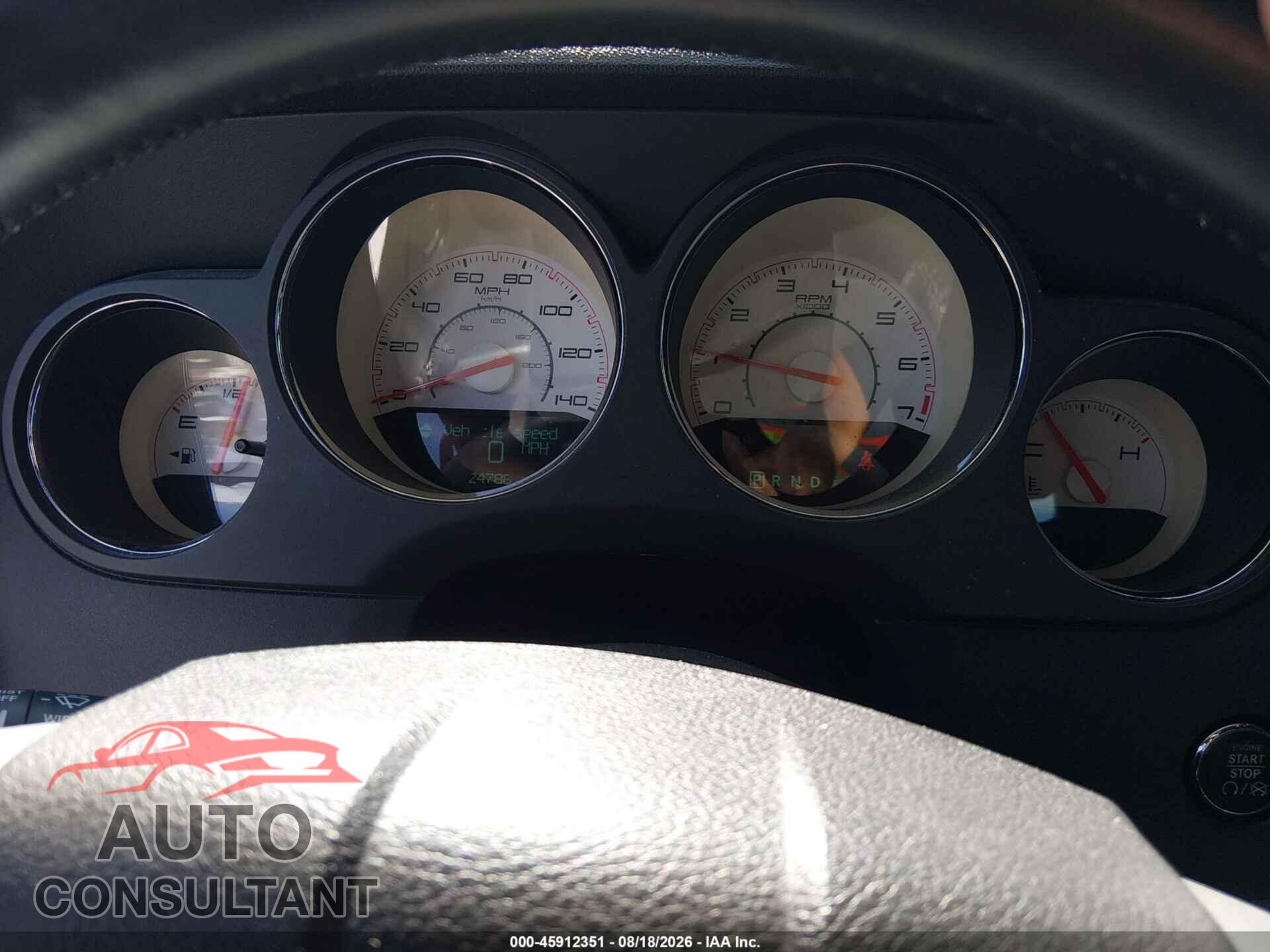 DODGE CHALLENGER 2012 - 2C3CDYAG0CH258745