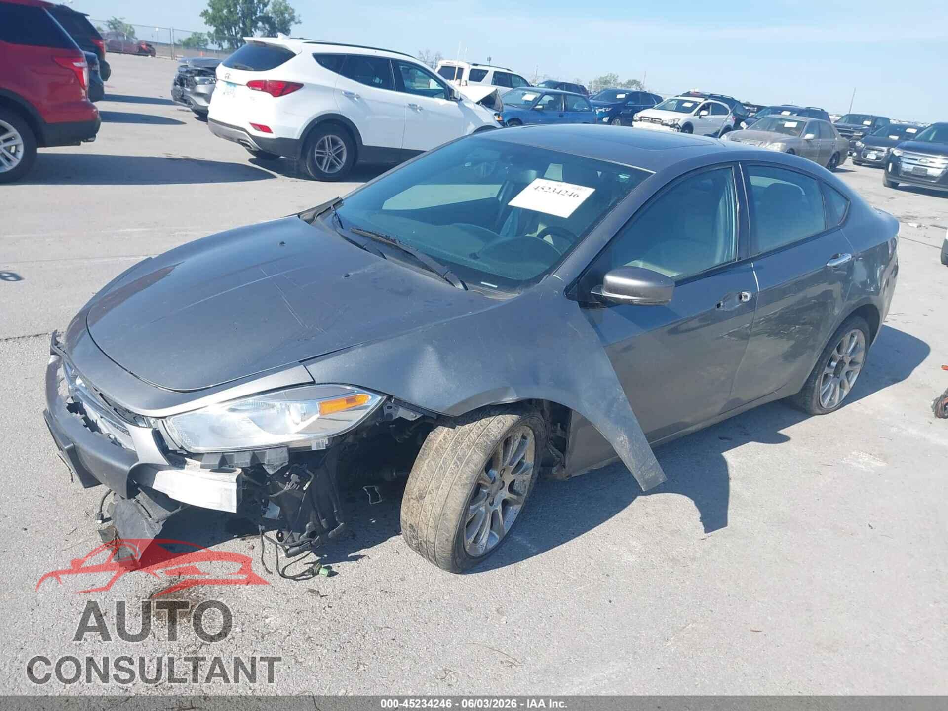 DODGE DART 2013 - 1C3CDFCA7DD131504