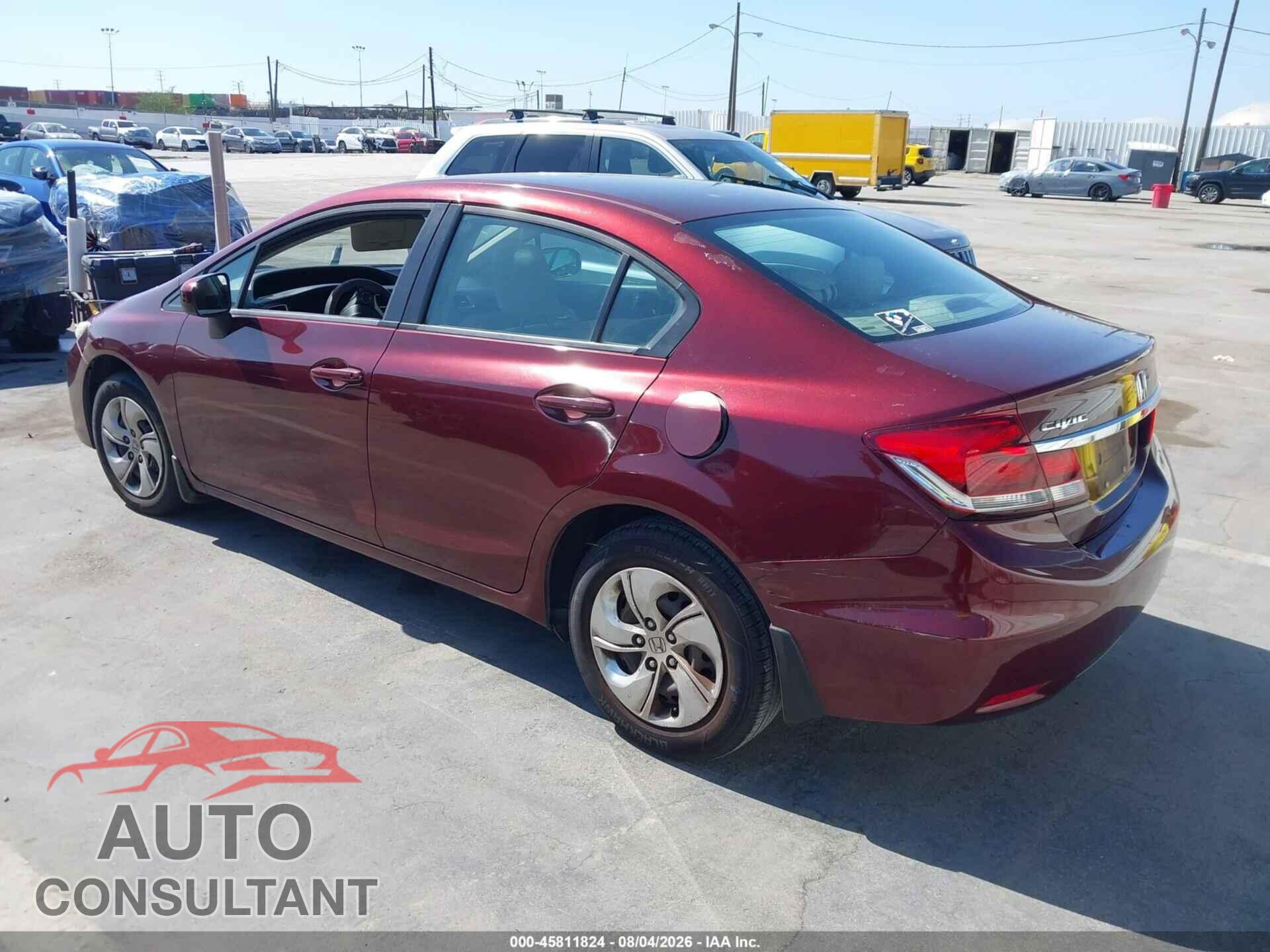 HONDA CIVIC 2014 - 19XFB2F54EE206357