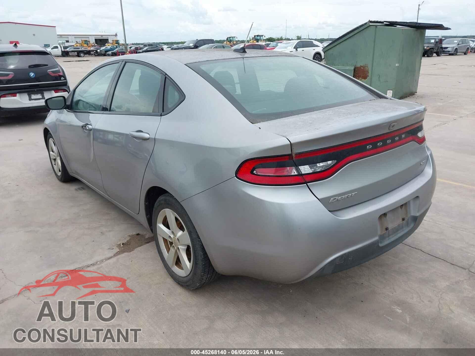 DODGE DART 2015 - 1C3CDFBB2FD223861