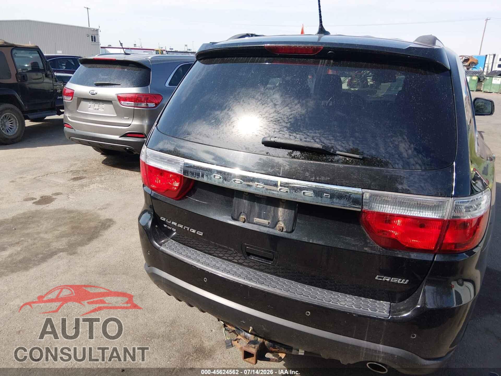DODGE DURANGO 2012 - 1C4RDJDG6CC169127