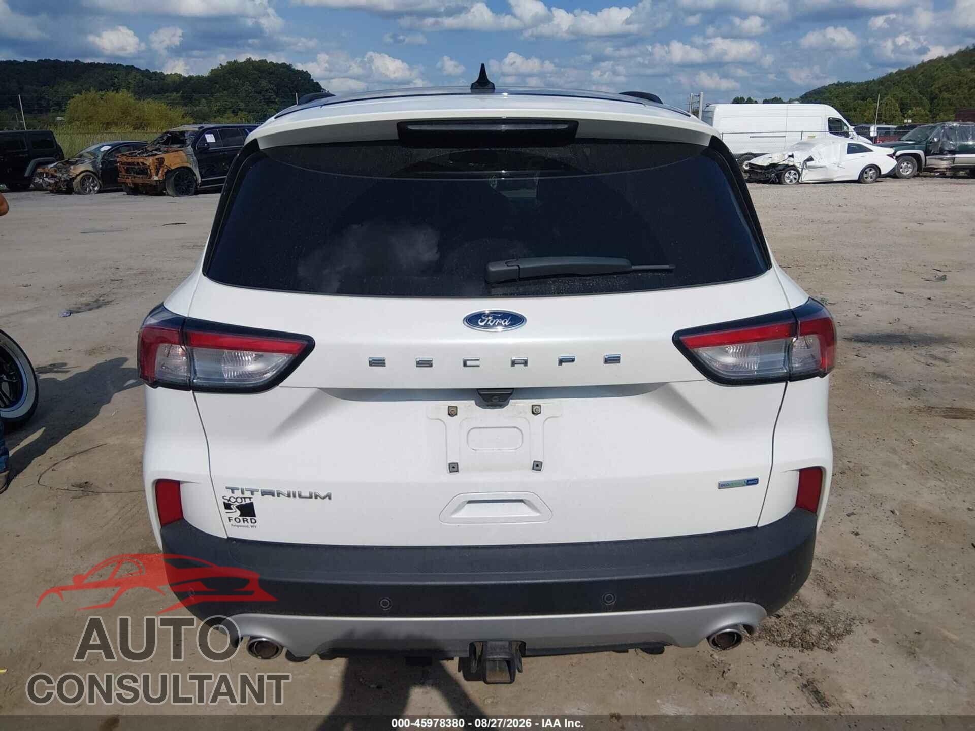 FORD ESCAPE 2020 - 1FMCU9J99LUA28097