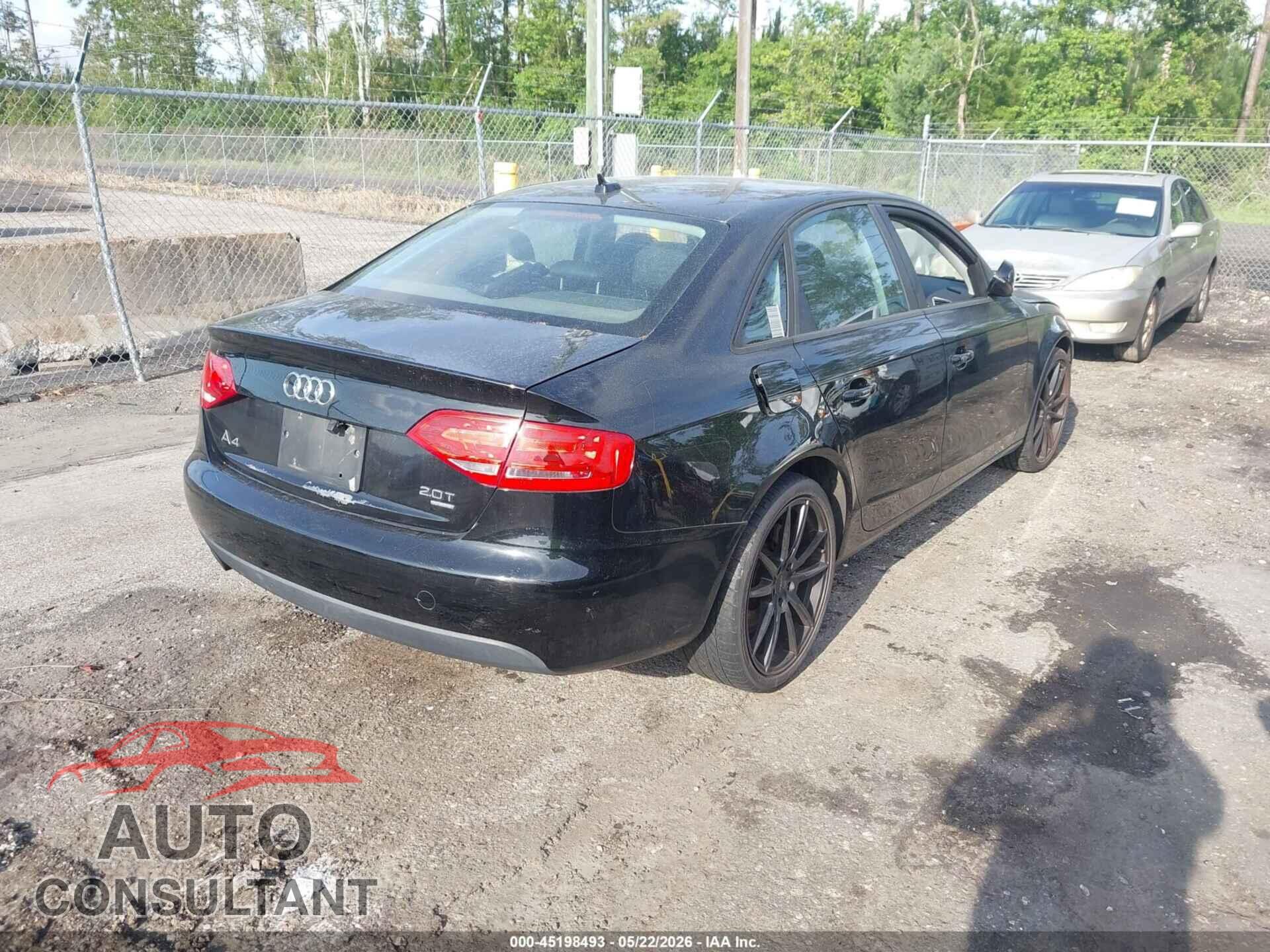 AUDI A4 2012 - WAUBFAFL9CN010190