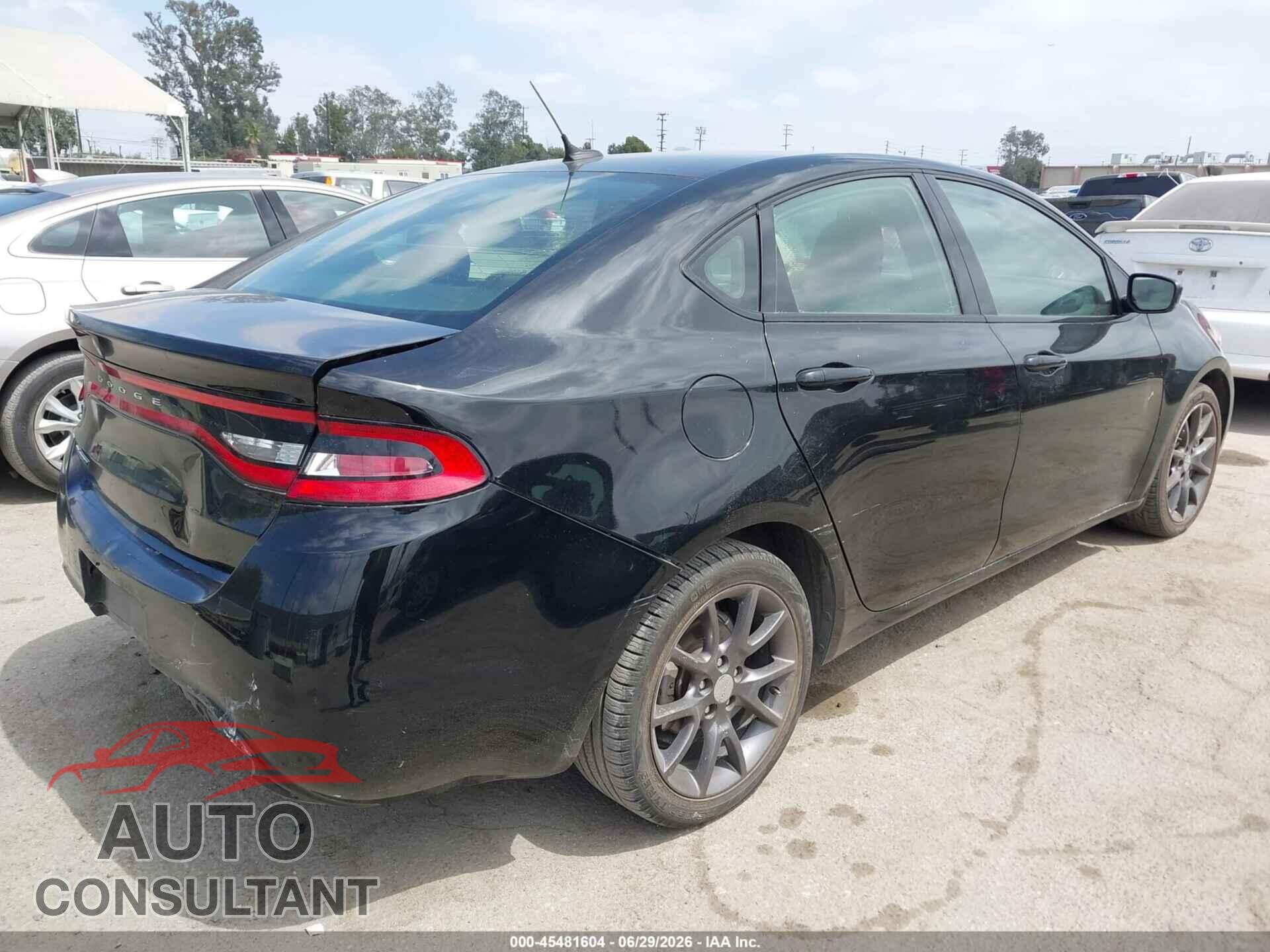 DODGE DART 2015 - 1C3CDFAA4FD421575
