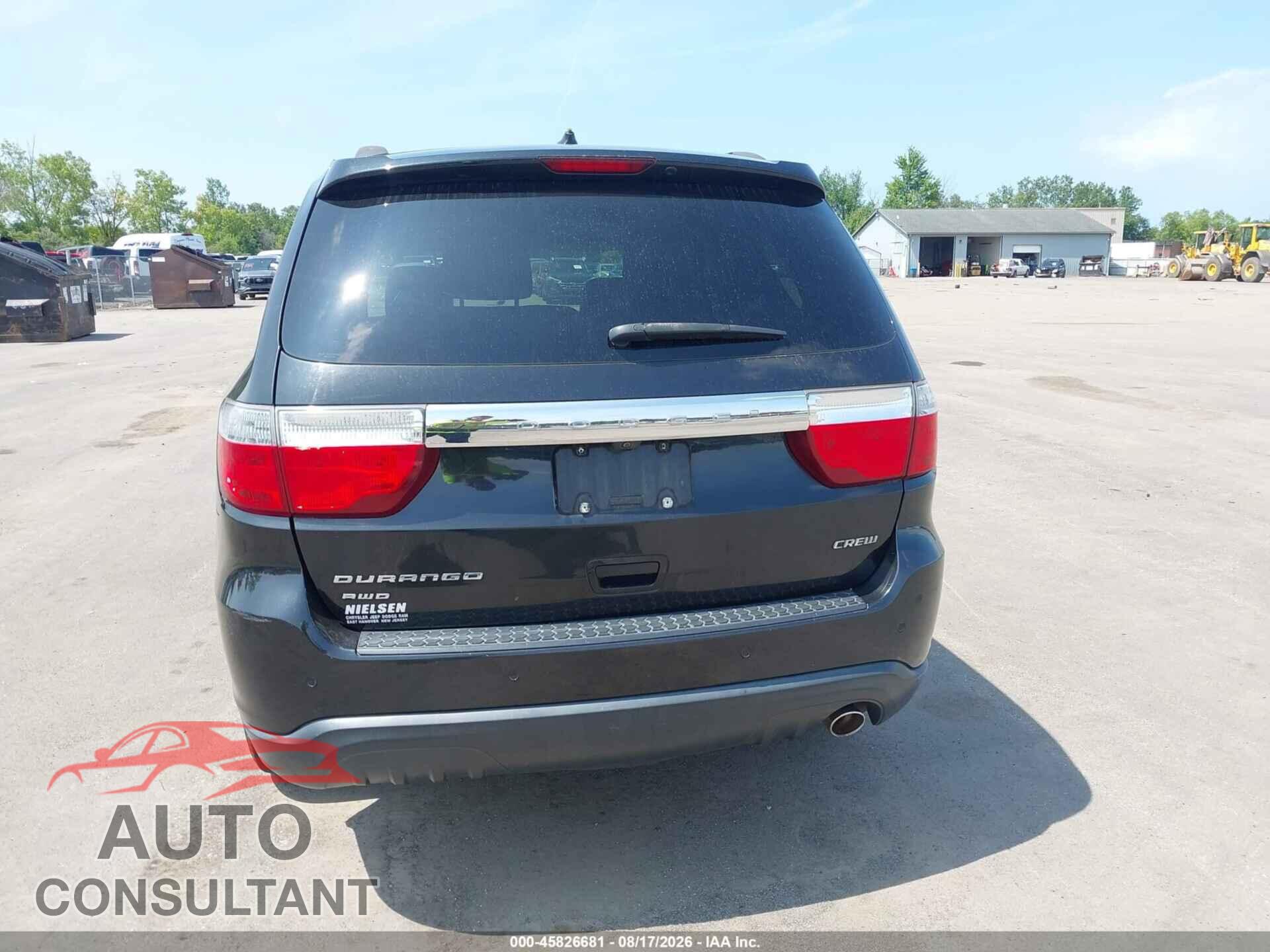 DODGE DURANGO 2013 - 1C4RDJDG5DC509580