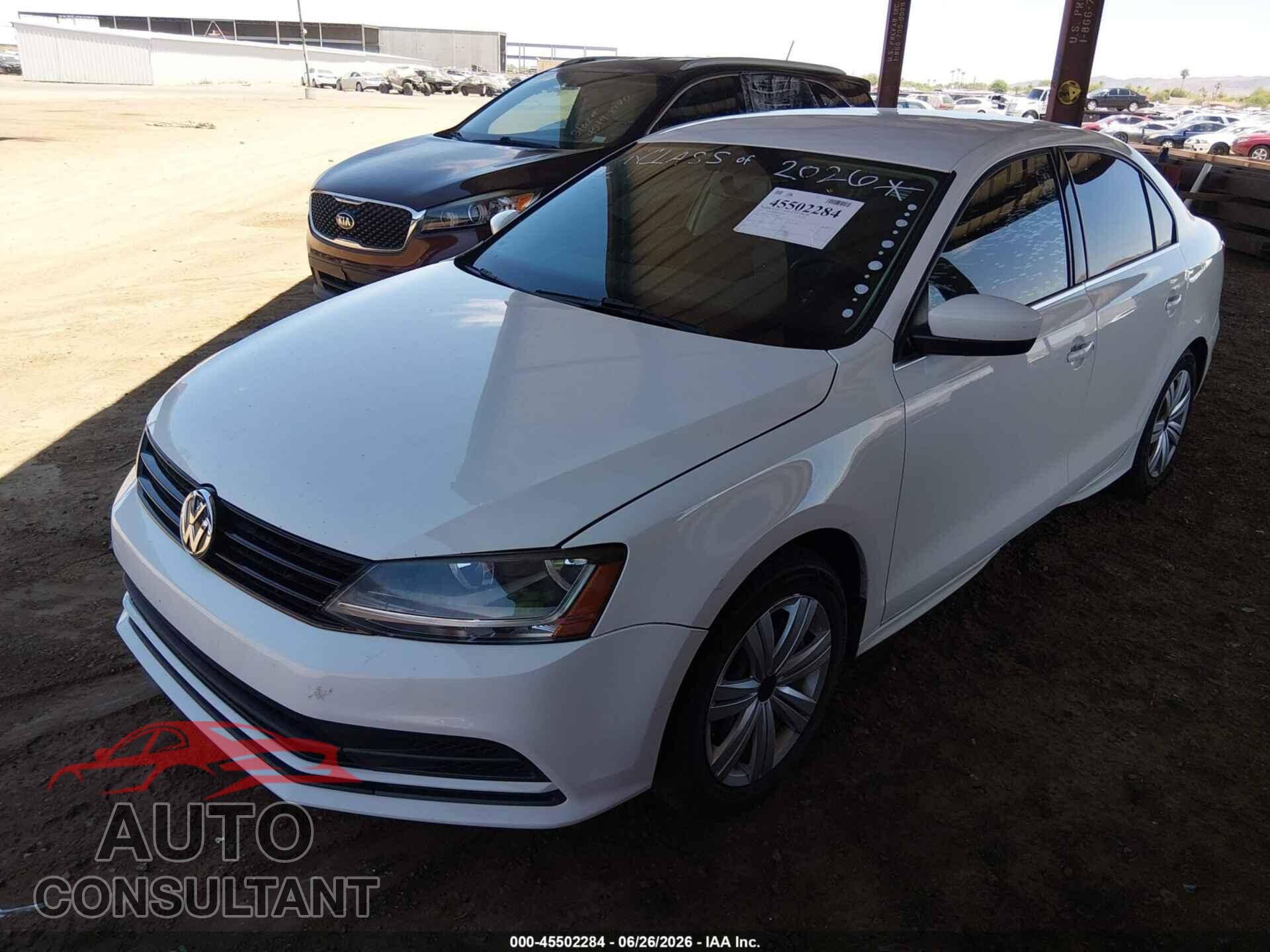 VOLKSWAGEN JETTA 2017 - 3VW2B7AJ9HM399869