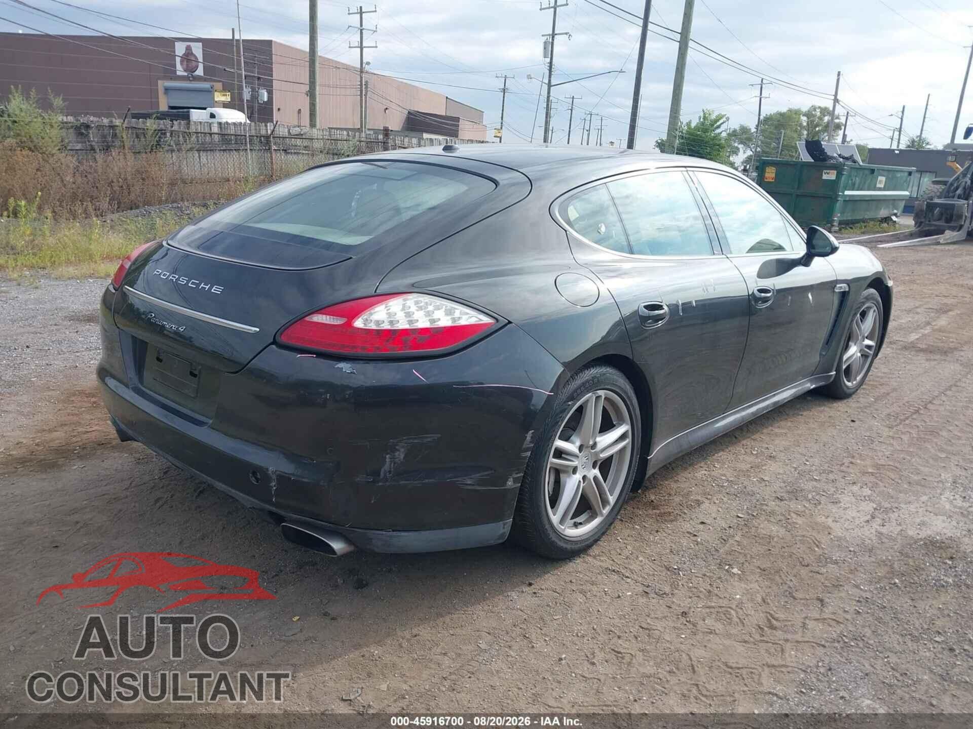 PORSCHE PANAMERA 2011 - WP0AA2A72BL013357