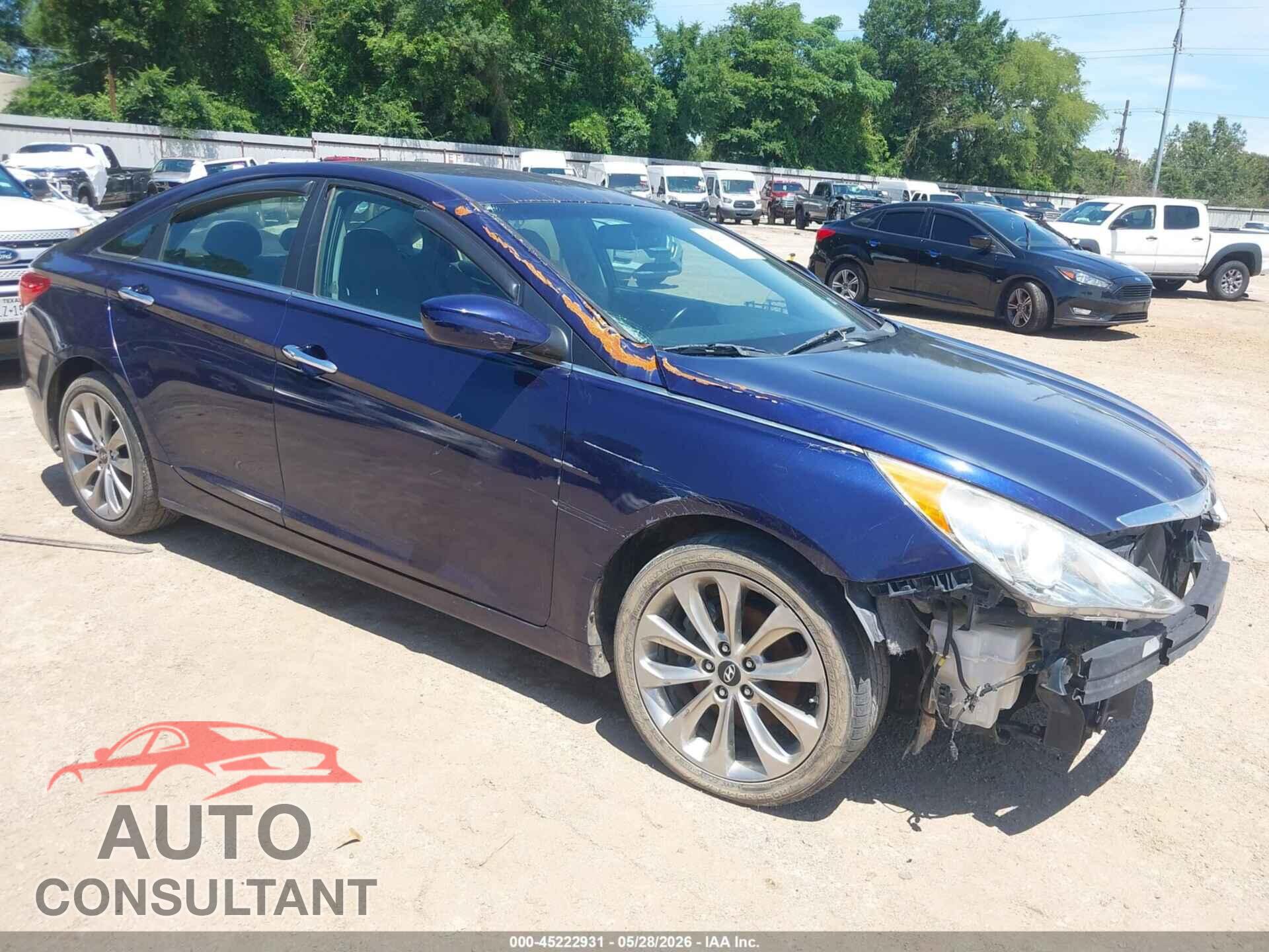 HYUNDAI SONATA 2013 - 5NPEC4AC0DH555794