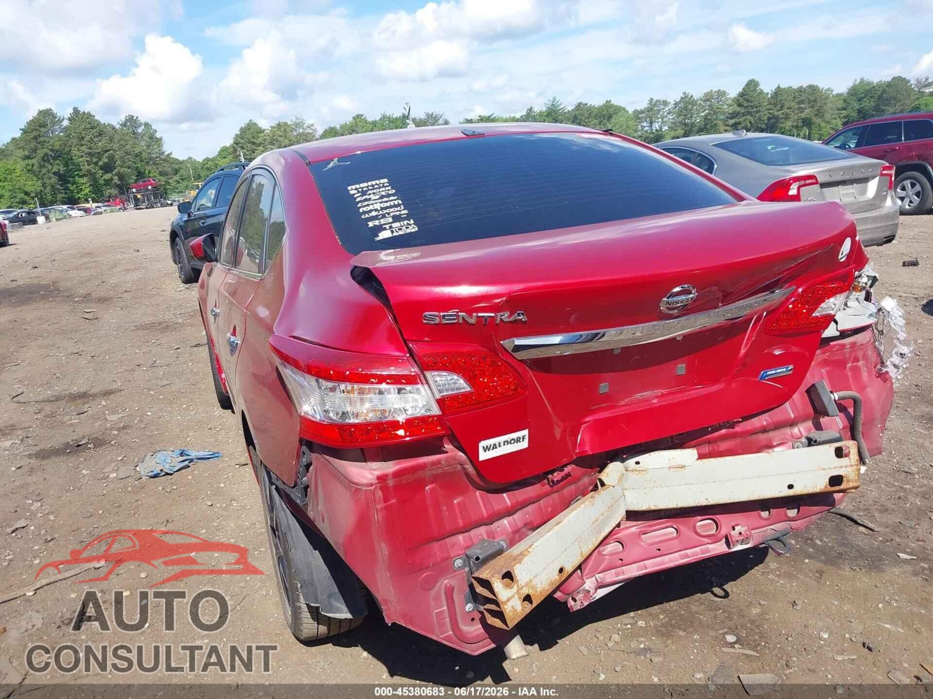 NISSAN SENTRA 2013 - 3N1AB7AP1DL731261