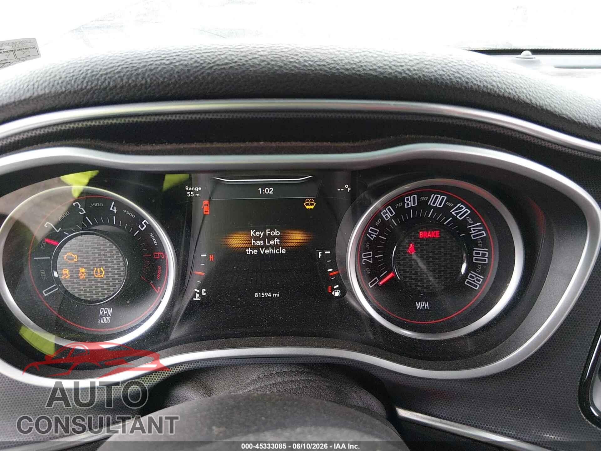 DODGE CHALLENGER 2016 - 2C3CDZFJ9GH237053