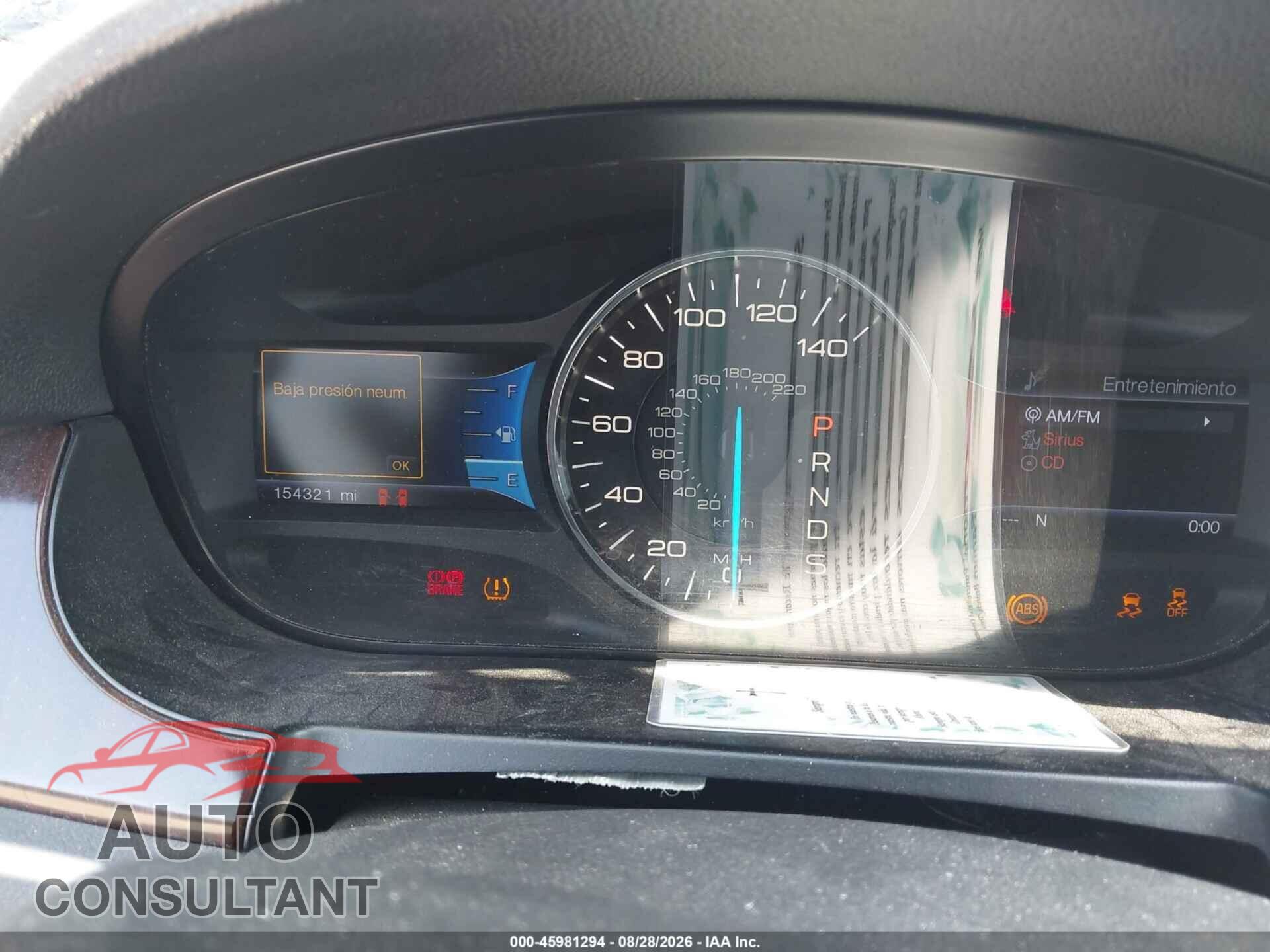 FORD EDGE 2013 - 2FMDK3KC0DBA97544
