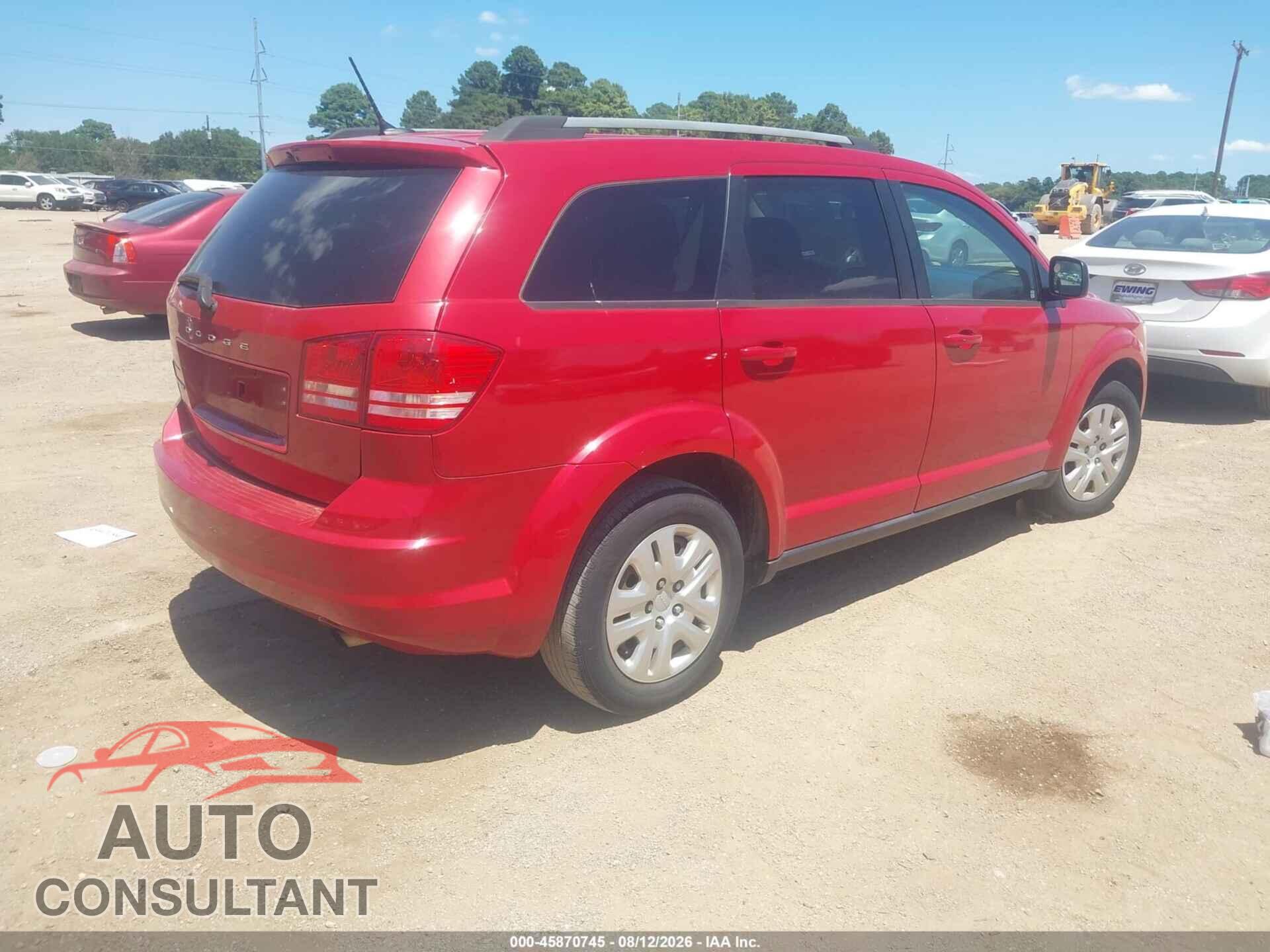 DODGE JOURNEY 2017 - 3C4PDCAB8HT659334