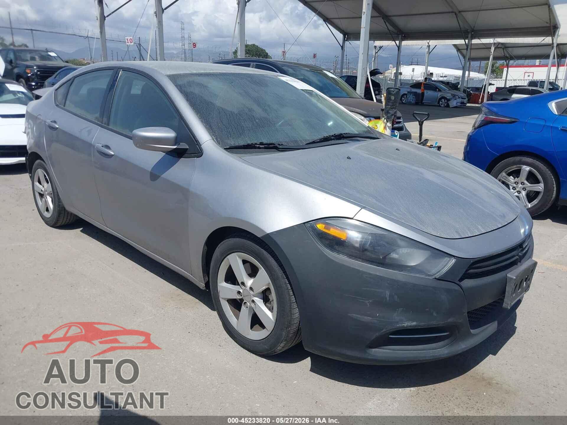 DODGE DART 2016 - 1C3CDFBB1GD538376