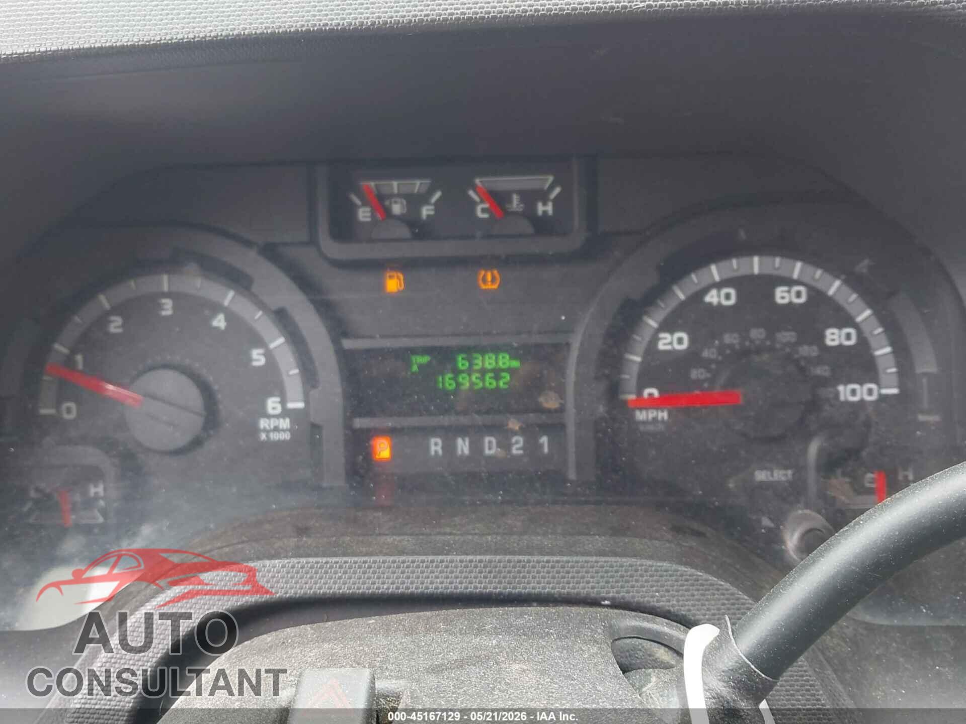 FORD E-150 2011 - 1FTNE1EL4BDA90734
