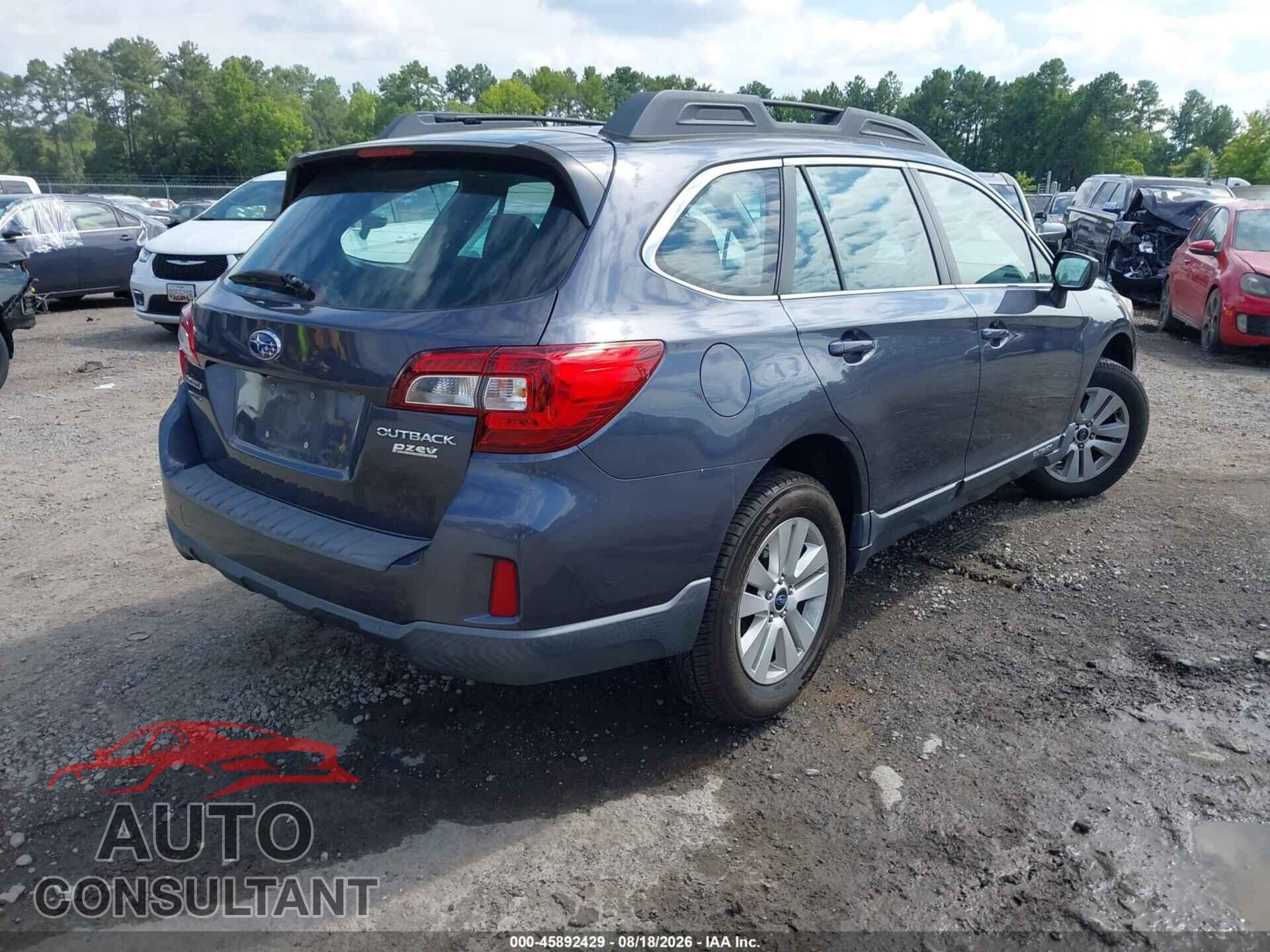 SUBARU OUTBACK 2017 - 4S4BSAAC5H3423230