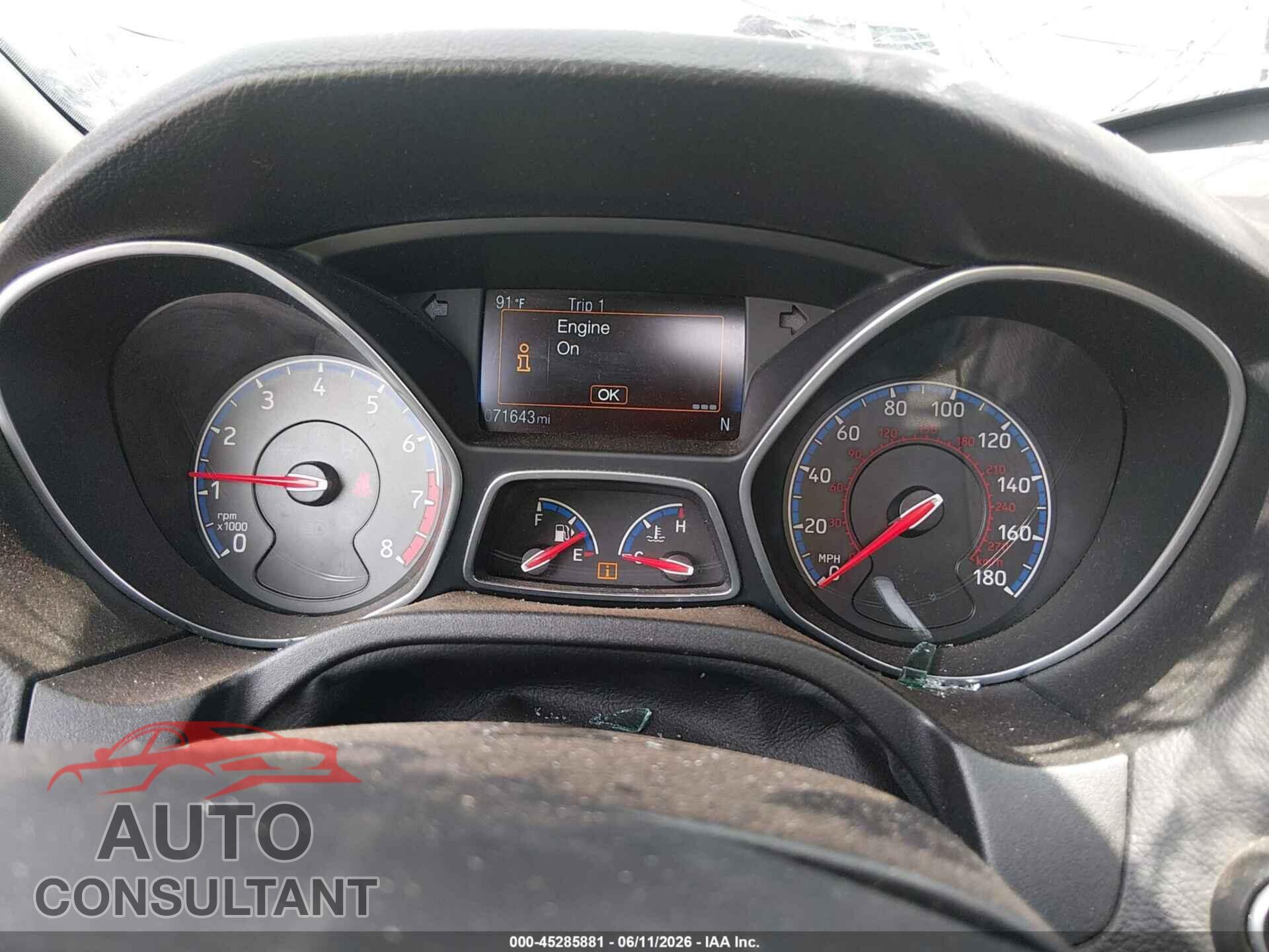 FORD FOCUS RS 2017 - WF0DP3TH9H4122213