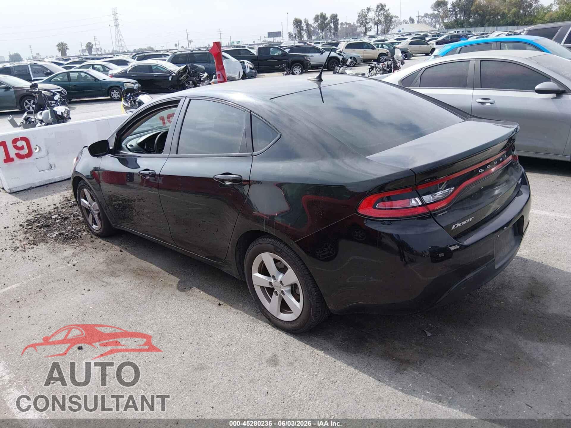 DODGE DART 2015 - 1C3CDFBB4FD310421