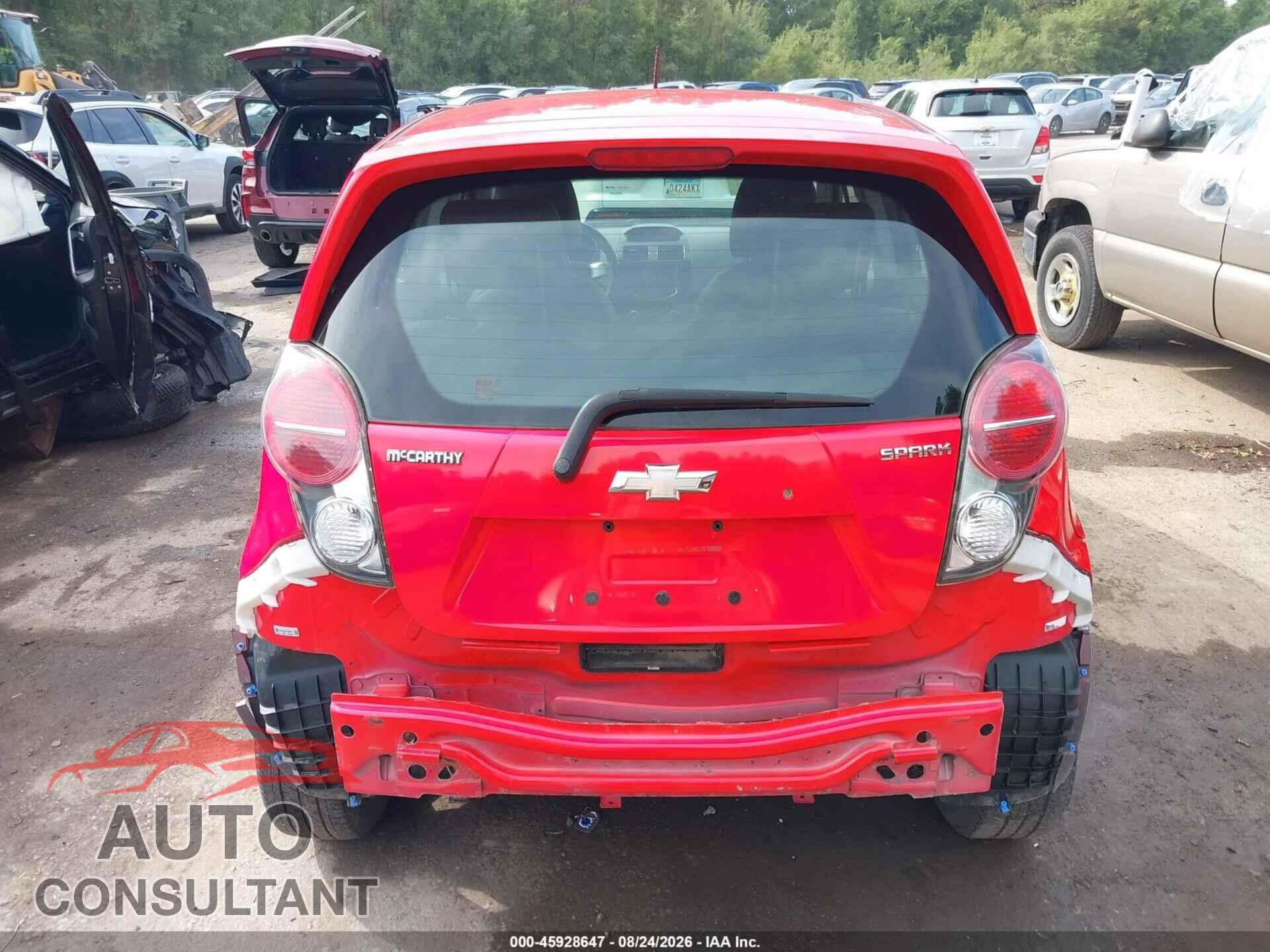 CHEVROLET SPARK 2013 - KL8CD6S91DC509351