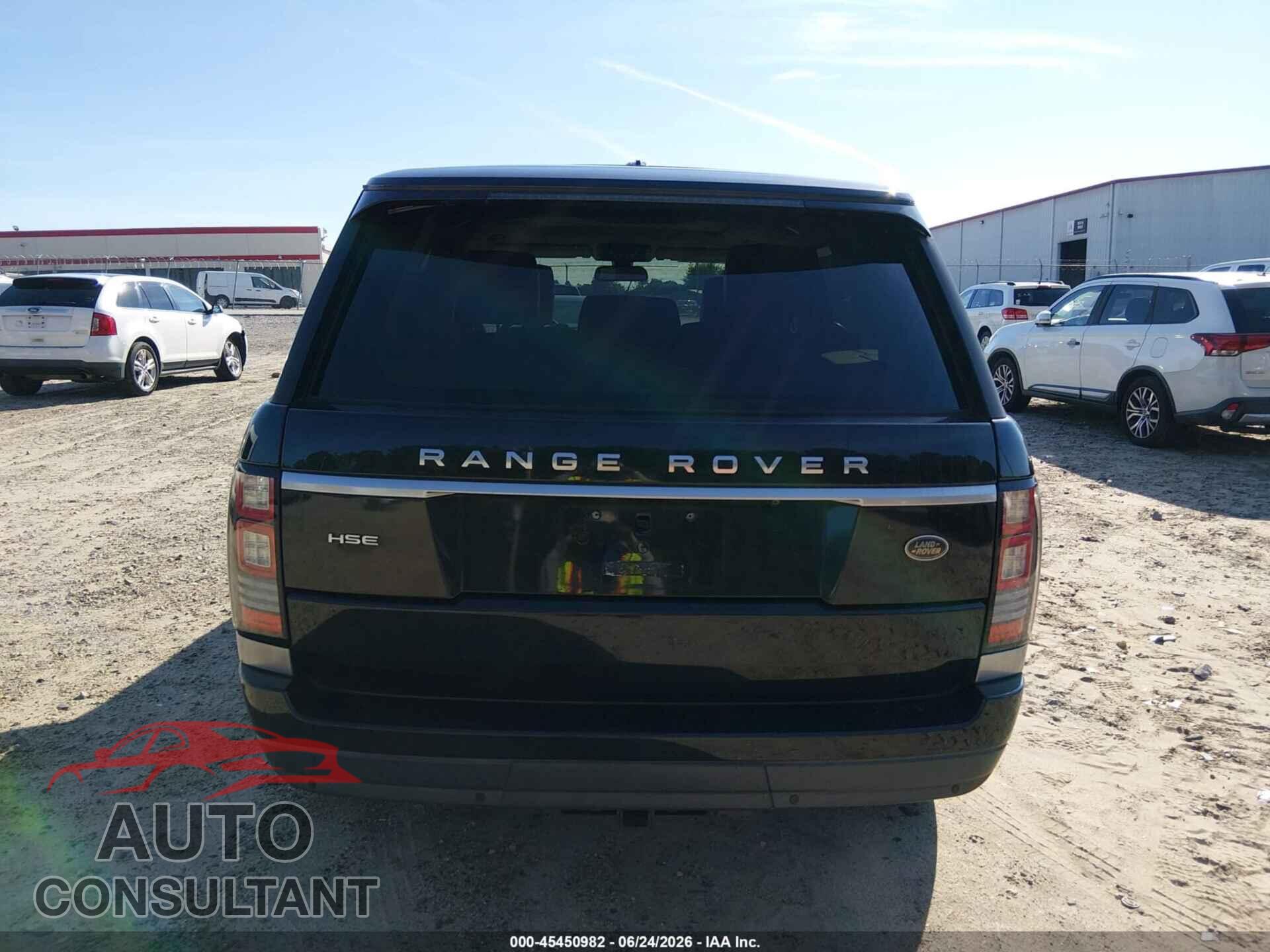 LAND ROVER RANGE ROVER 2015 - SALGS2VF6FA199469