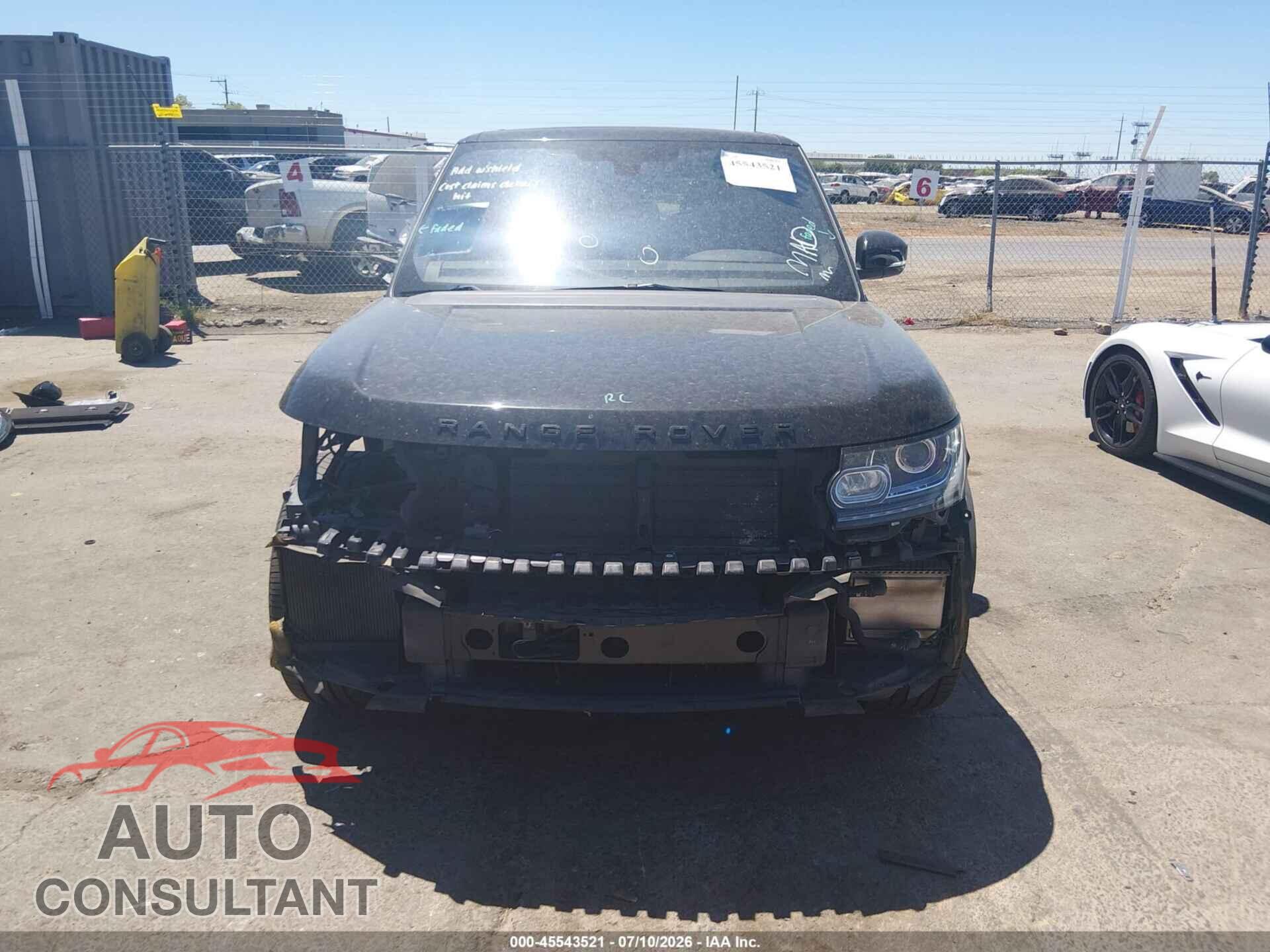 LAND ROVER RANGE ROVER 2016 - SALGS2KF7GA294855