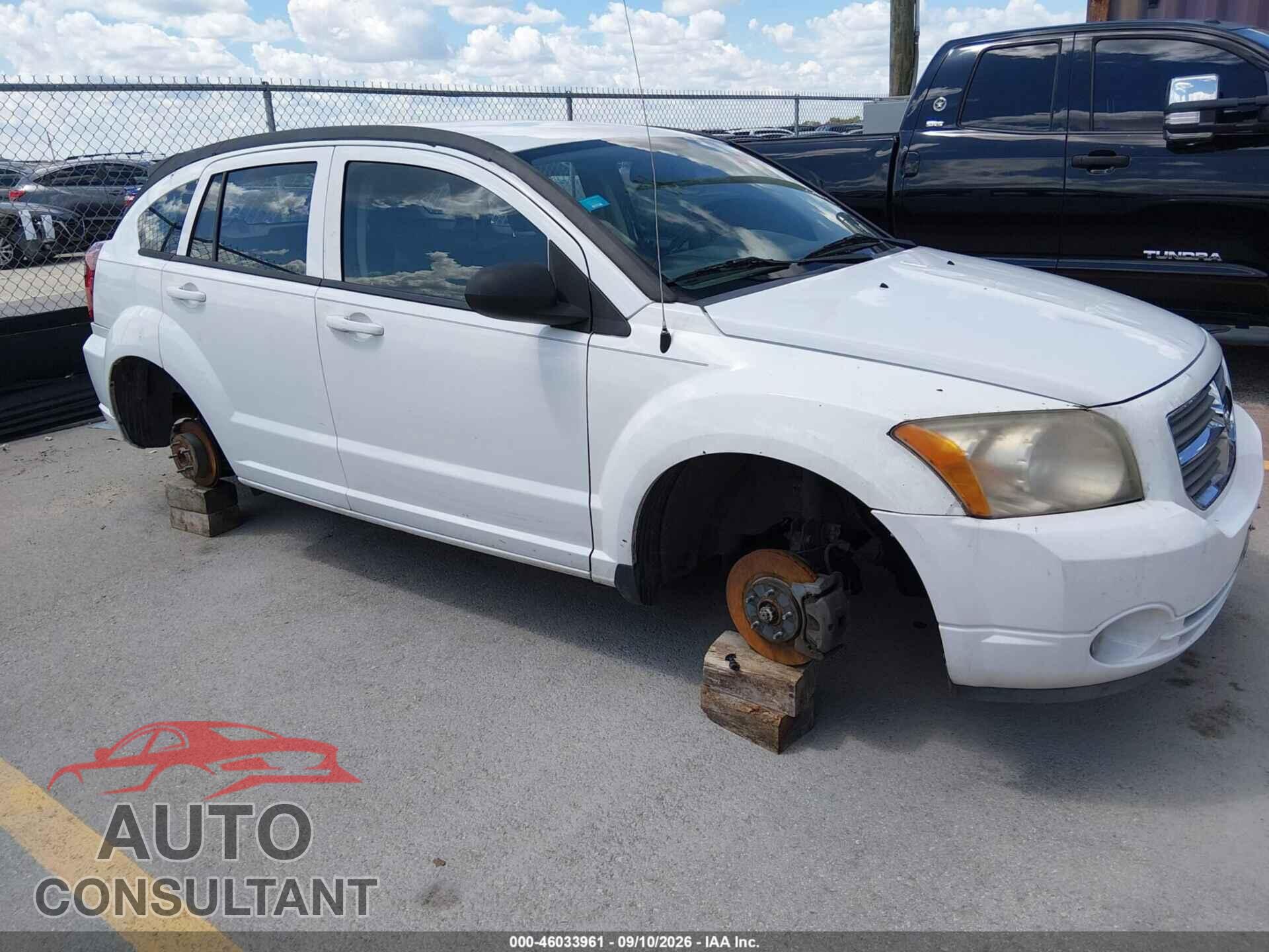 DODGE CALIBER 2012 - 1C3CDWDAXCD508274