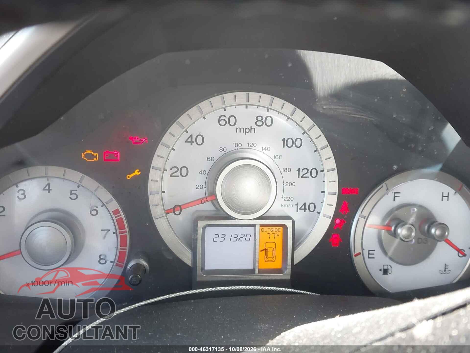 HONDA PILOT 2011 - 5FNYF4H56BB015048