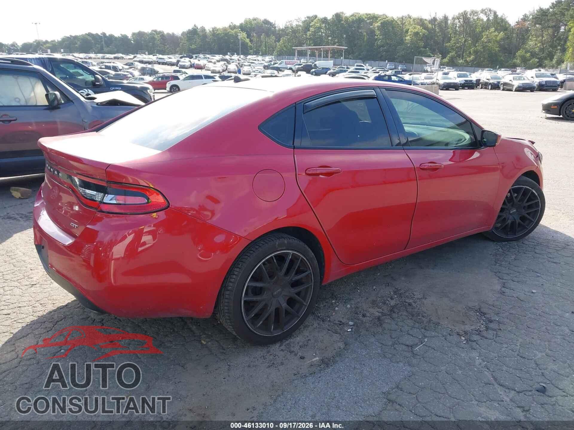 DODGE DART 2014 - 1C3CDFEB4ED677622